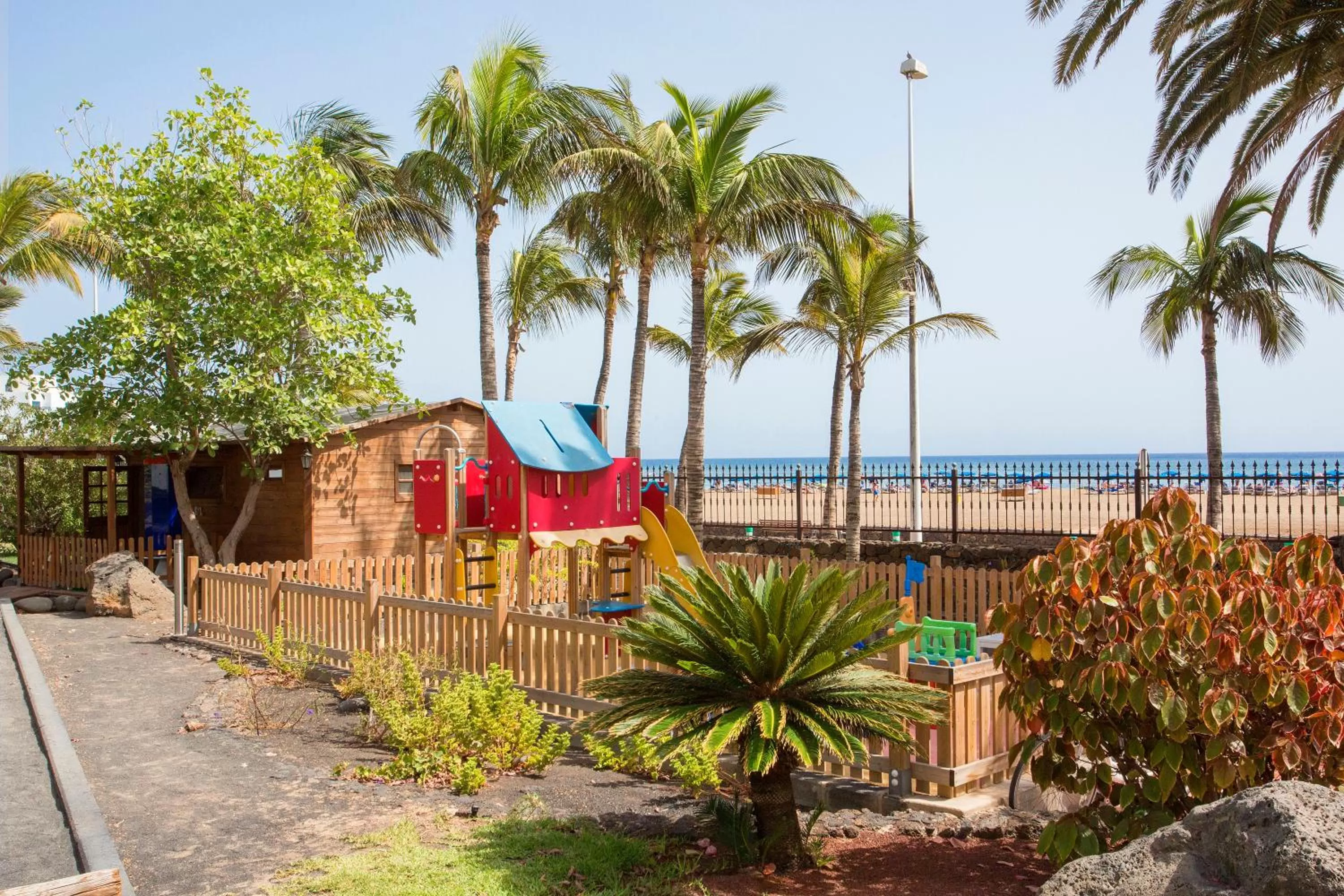 Children play ground in Hipotels La Geria