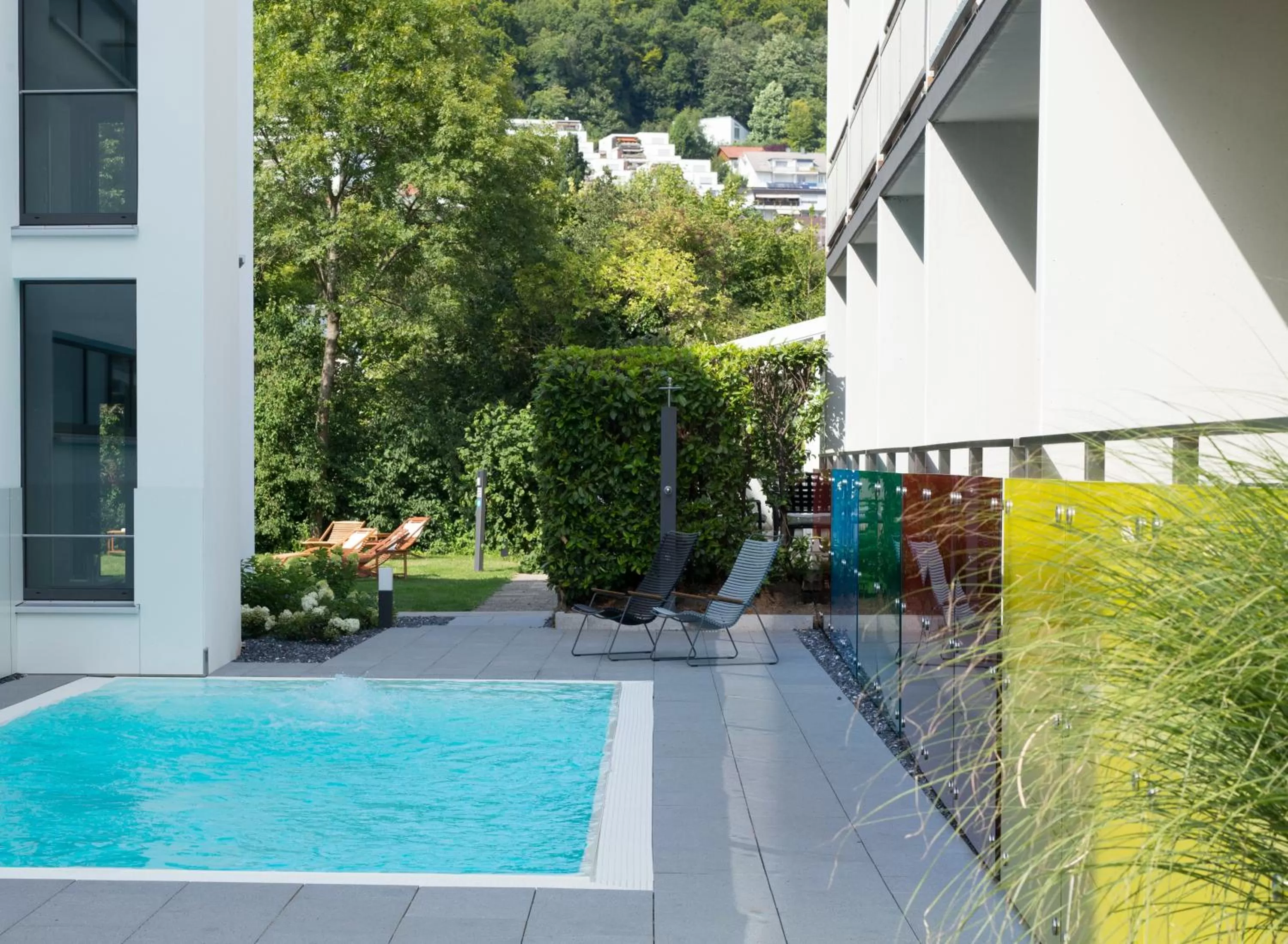 Swimming pool in Das Eckert - Lifestyle Design Hotel & Fine Dining bei Basel (Grenzach)