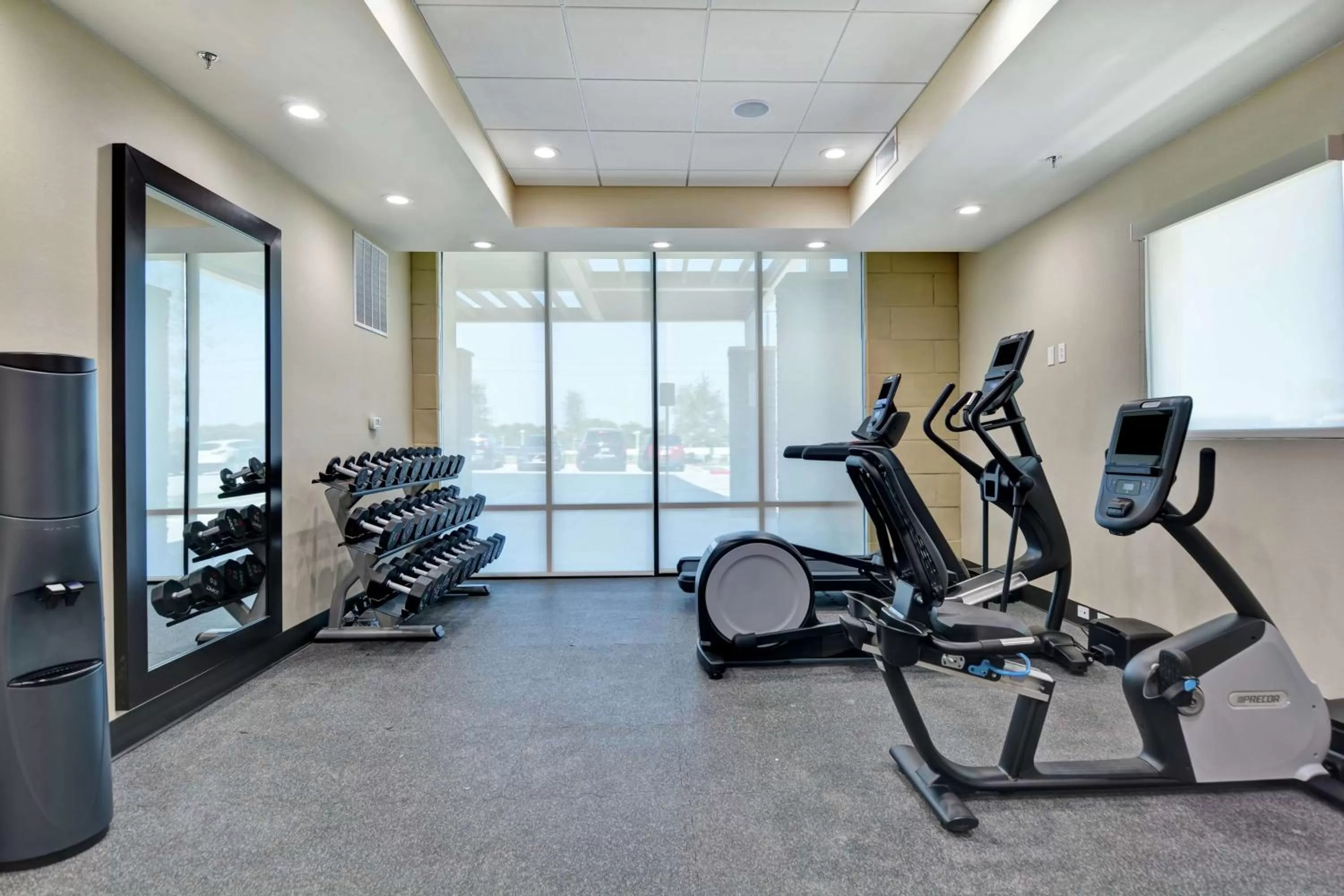 Fitness centre/facilities in Home2 Suites By Hilton McKinney