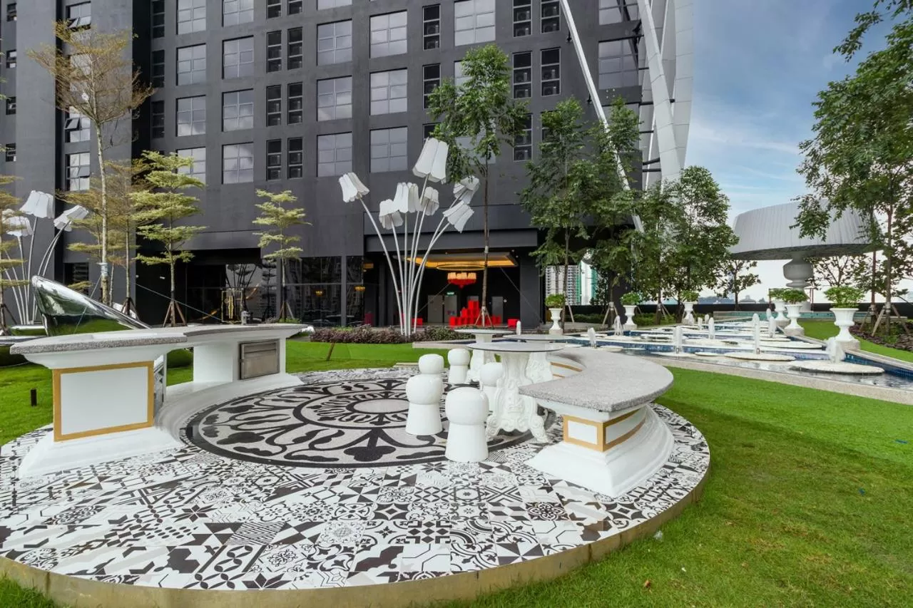 BBQ facilities in Arte Mont Kiara Hotel Suite