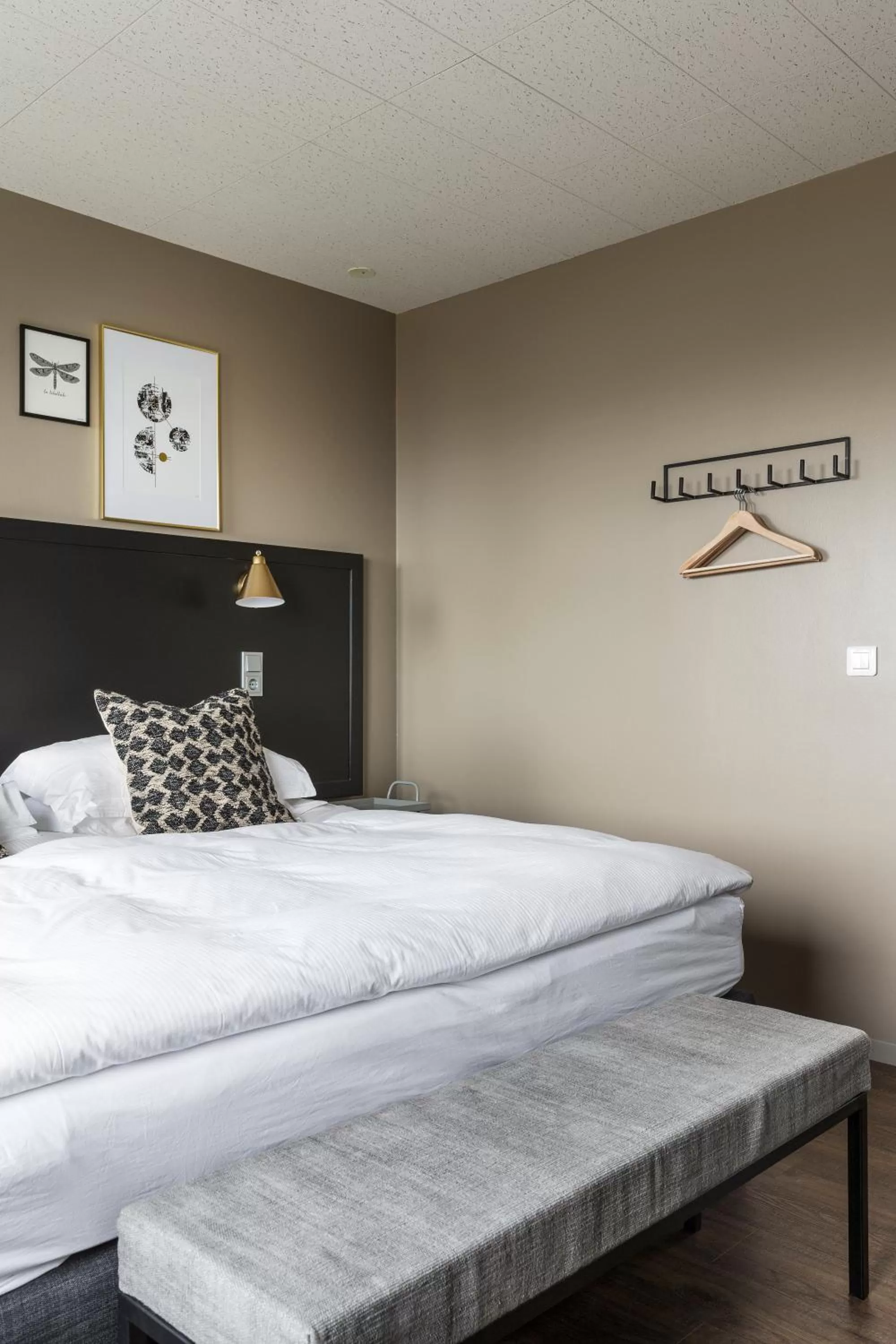 Bedroom, Bed in Hotel Höfn