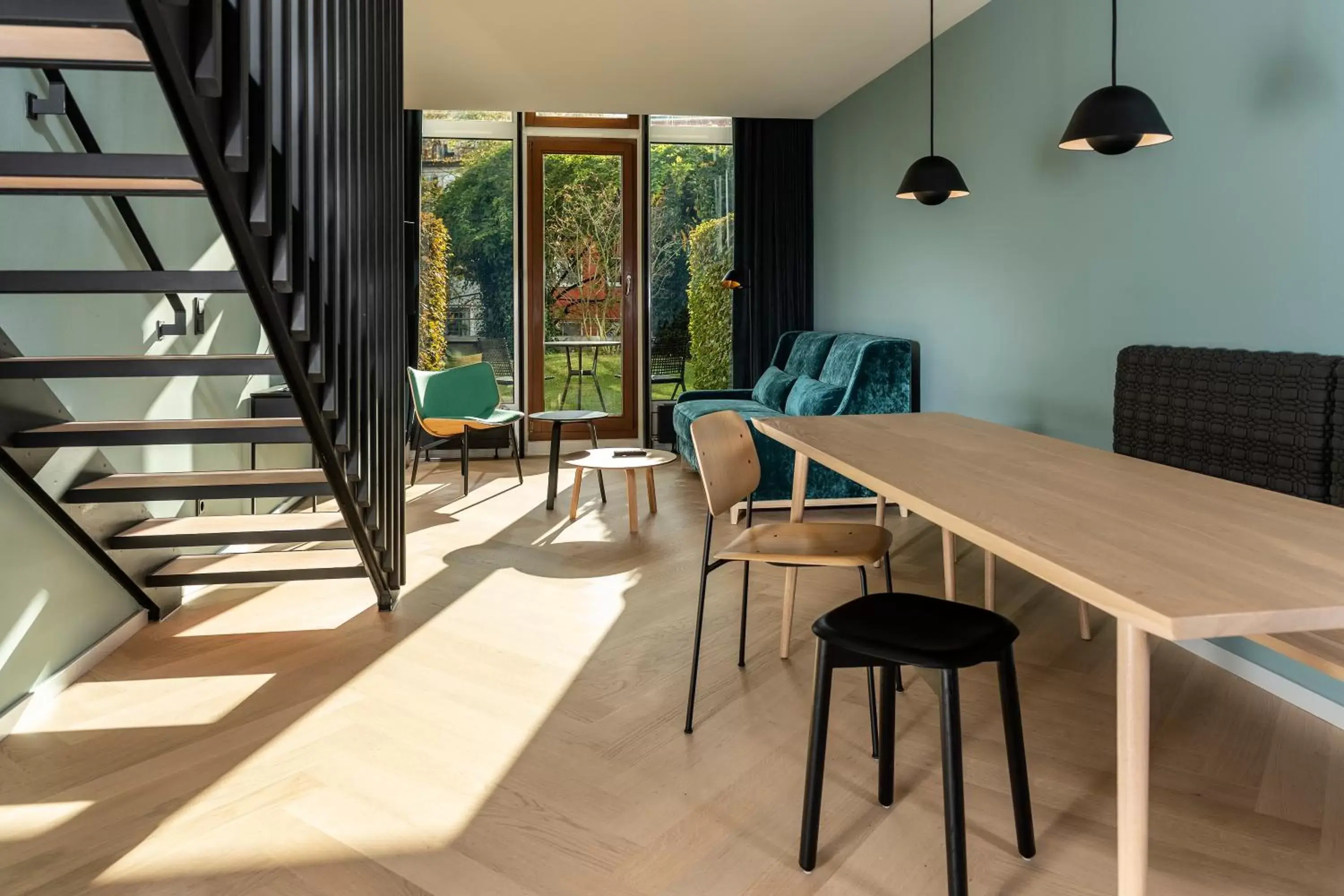 Living room in Clipper Boardinghouse - Hamburg-Michel Living room in Clipper Boardinghouse - Hamburg-Michel