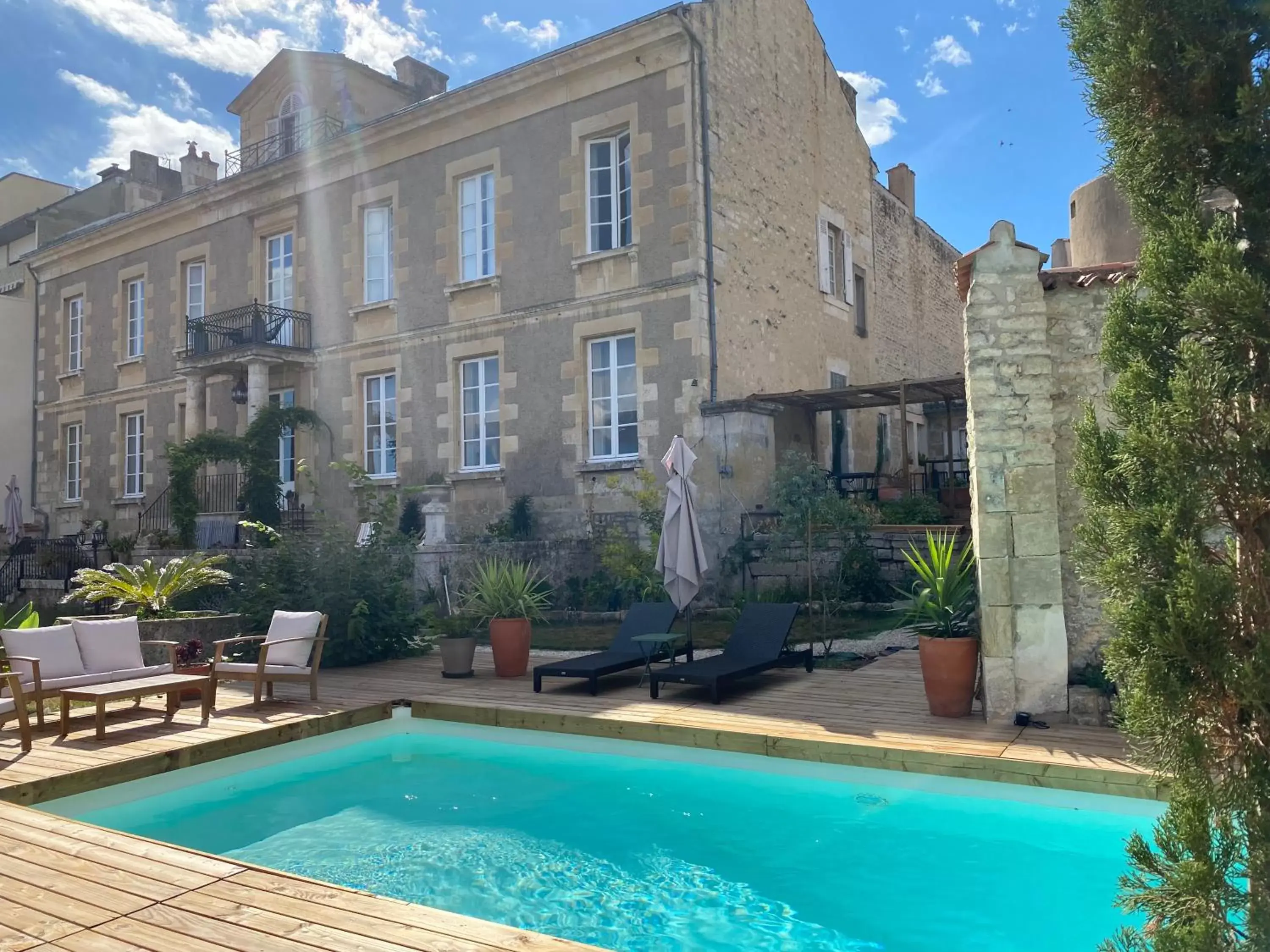 Swimming Pool in Maison d'hotes Château-Gaillard