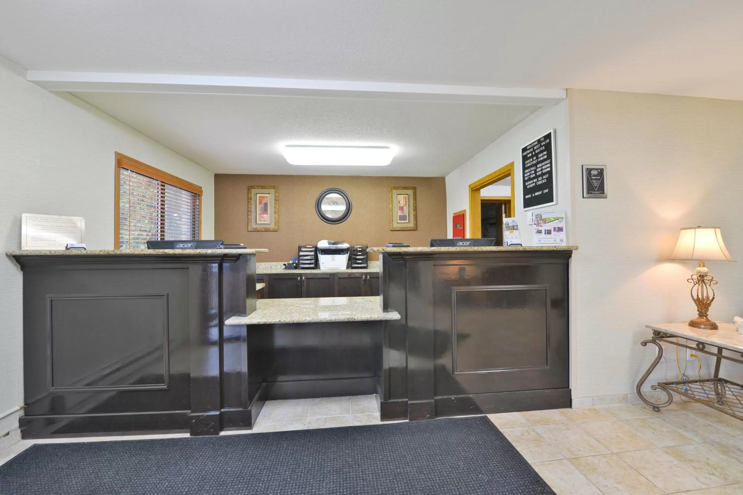 Lobby or reception in Americas Best Value Inn and Suites Bismarck