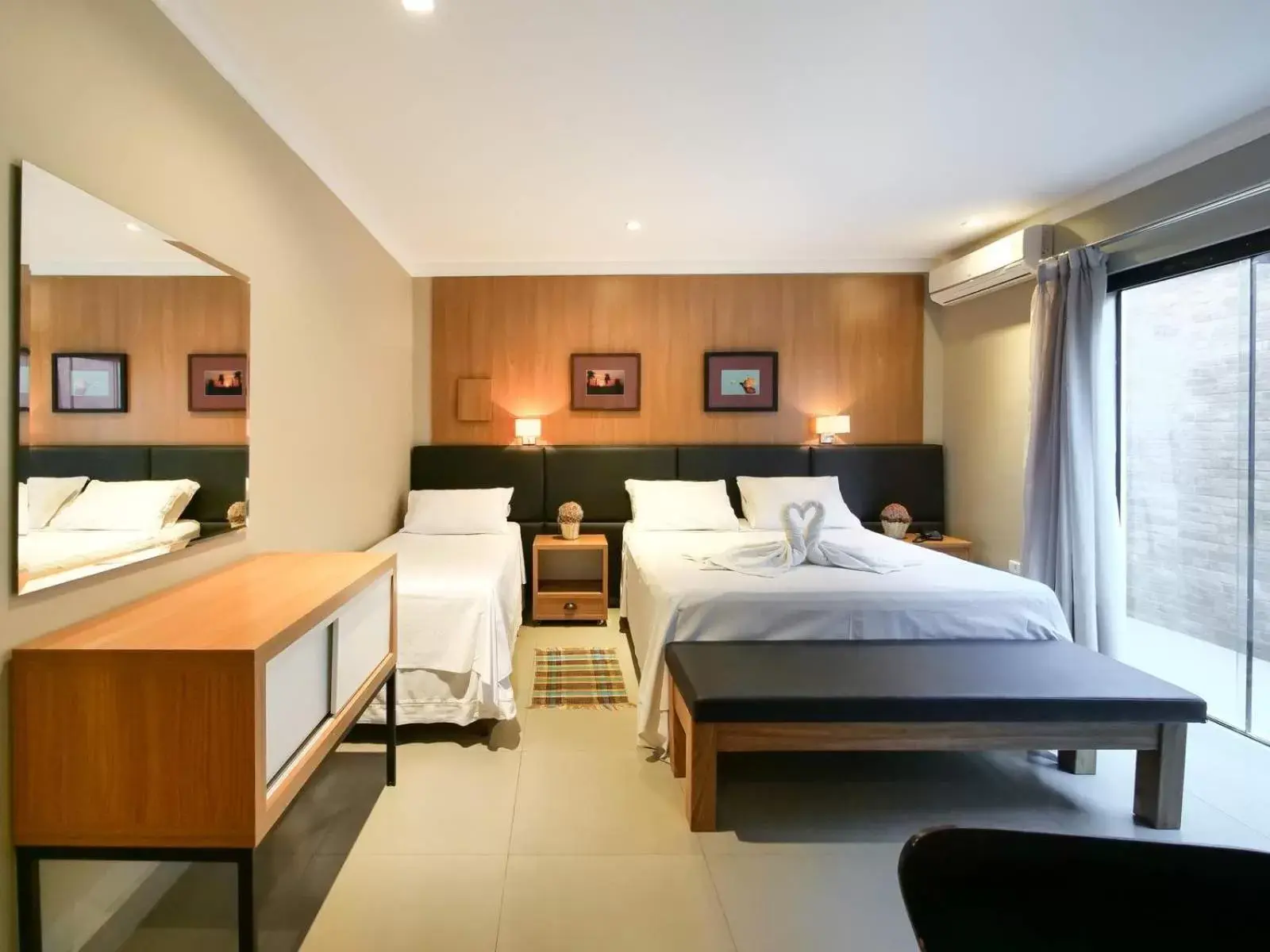 Bed in Hotel Paraíso das Águas Bonito Bed in Hotel Paraíso das Águas Bonito