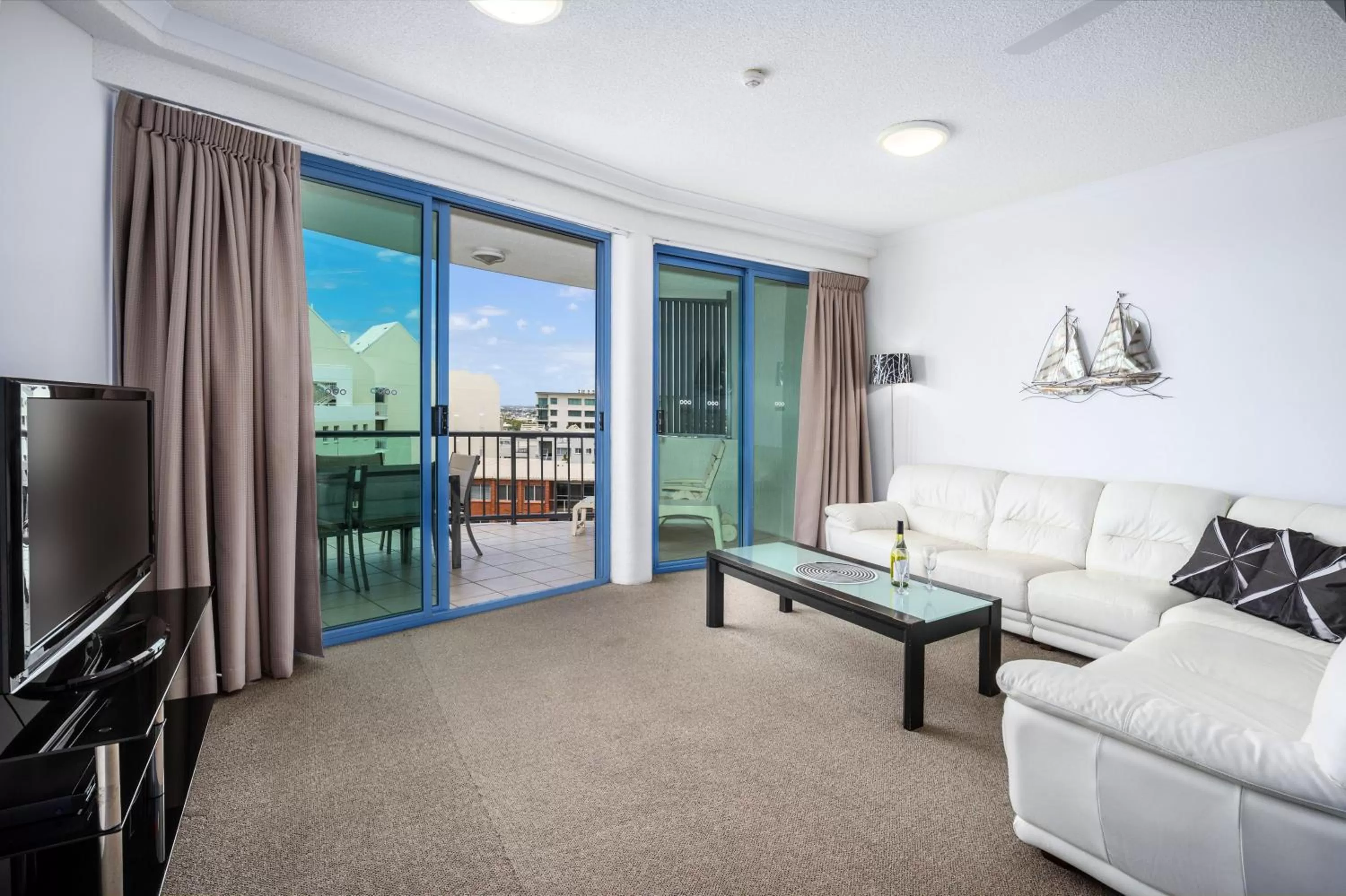 Seating area in Alexandra on the Pacific