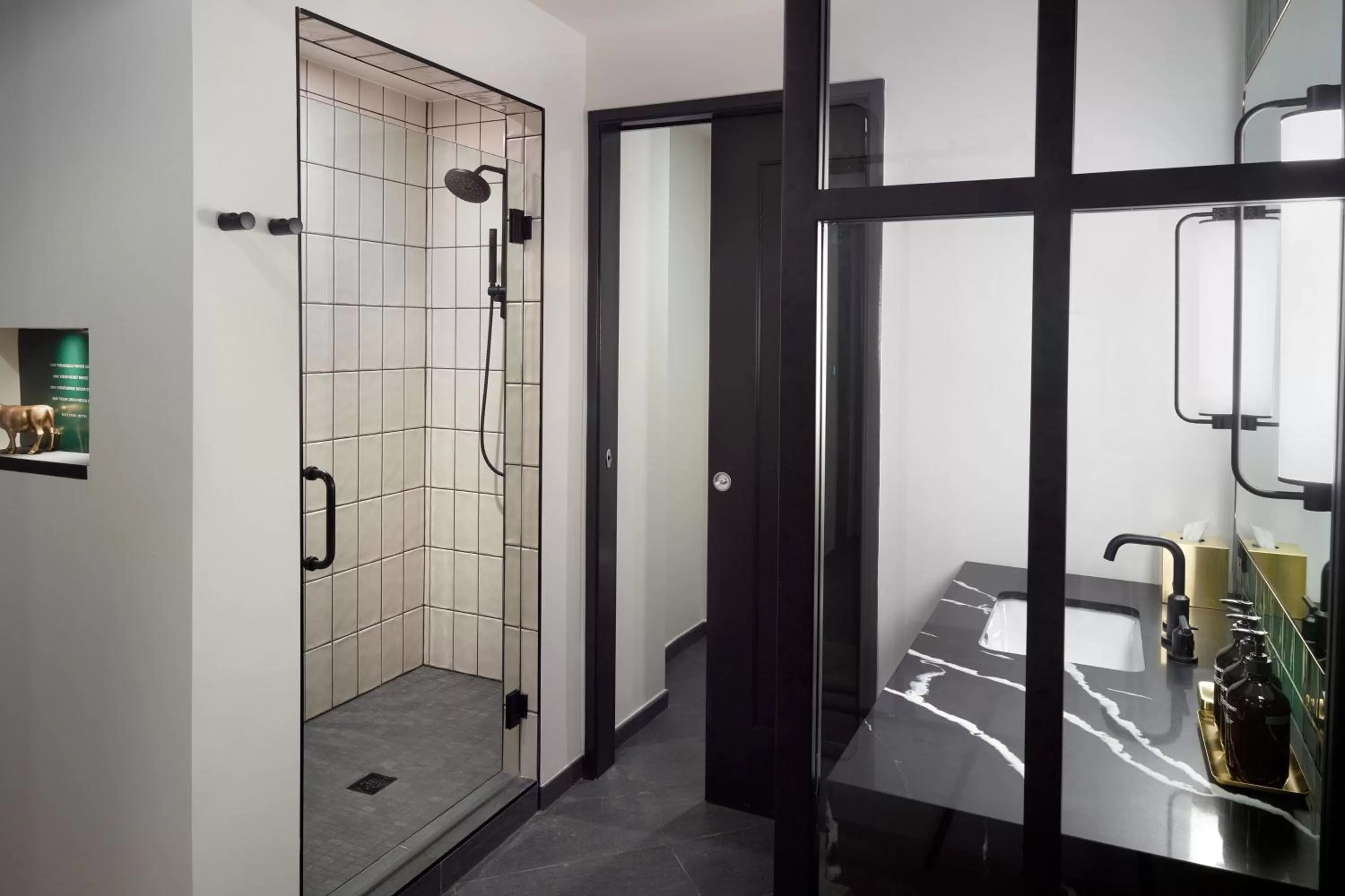 Bathroom in Bellyard, West Midtown Atlanta, a Tribute Portfolio Hotel