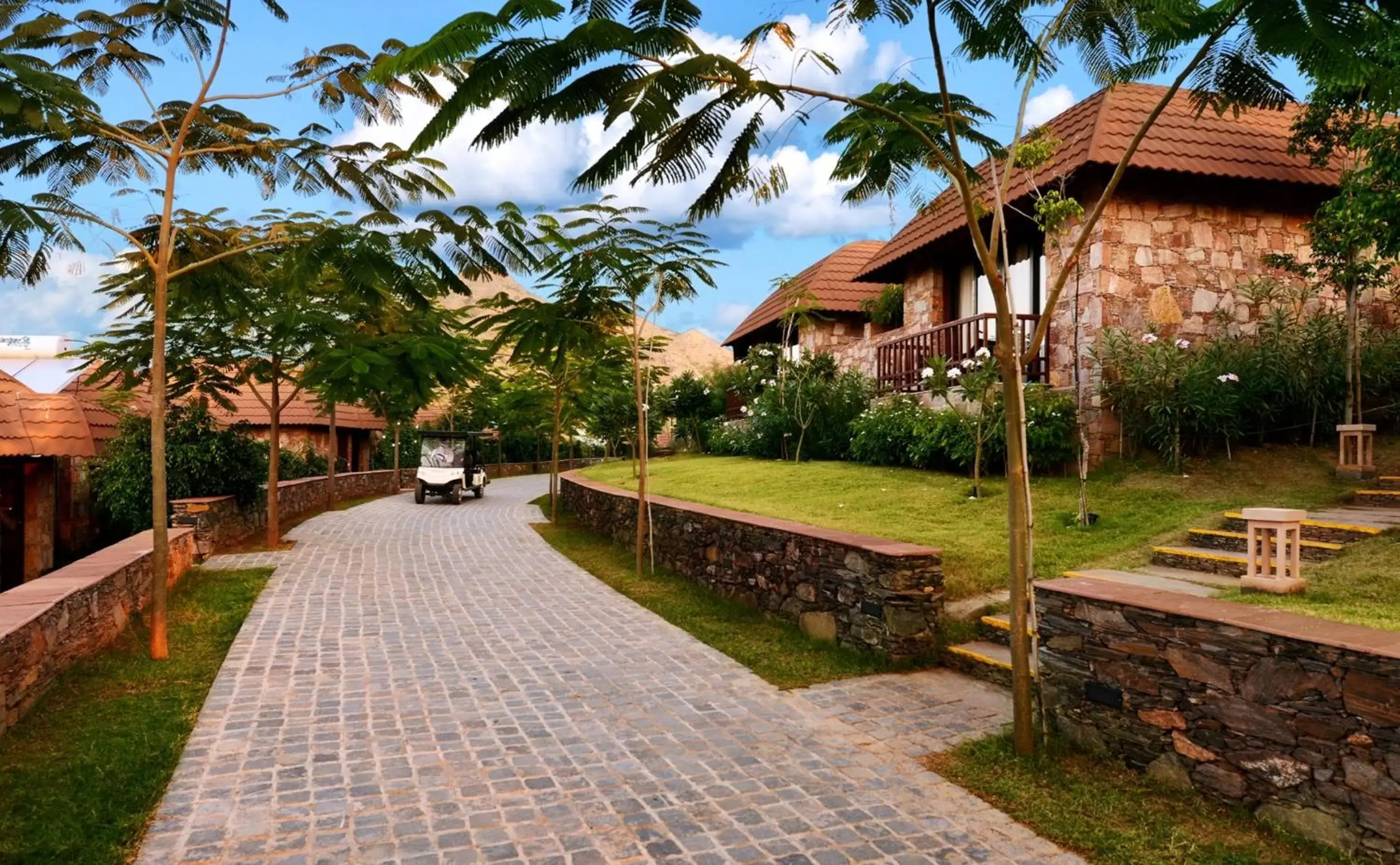 Facade/entrance, Garden in The Ananta Udaipur Resort & Spa