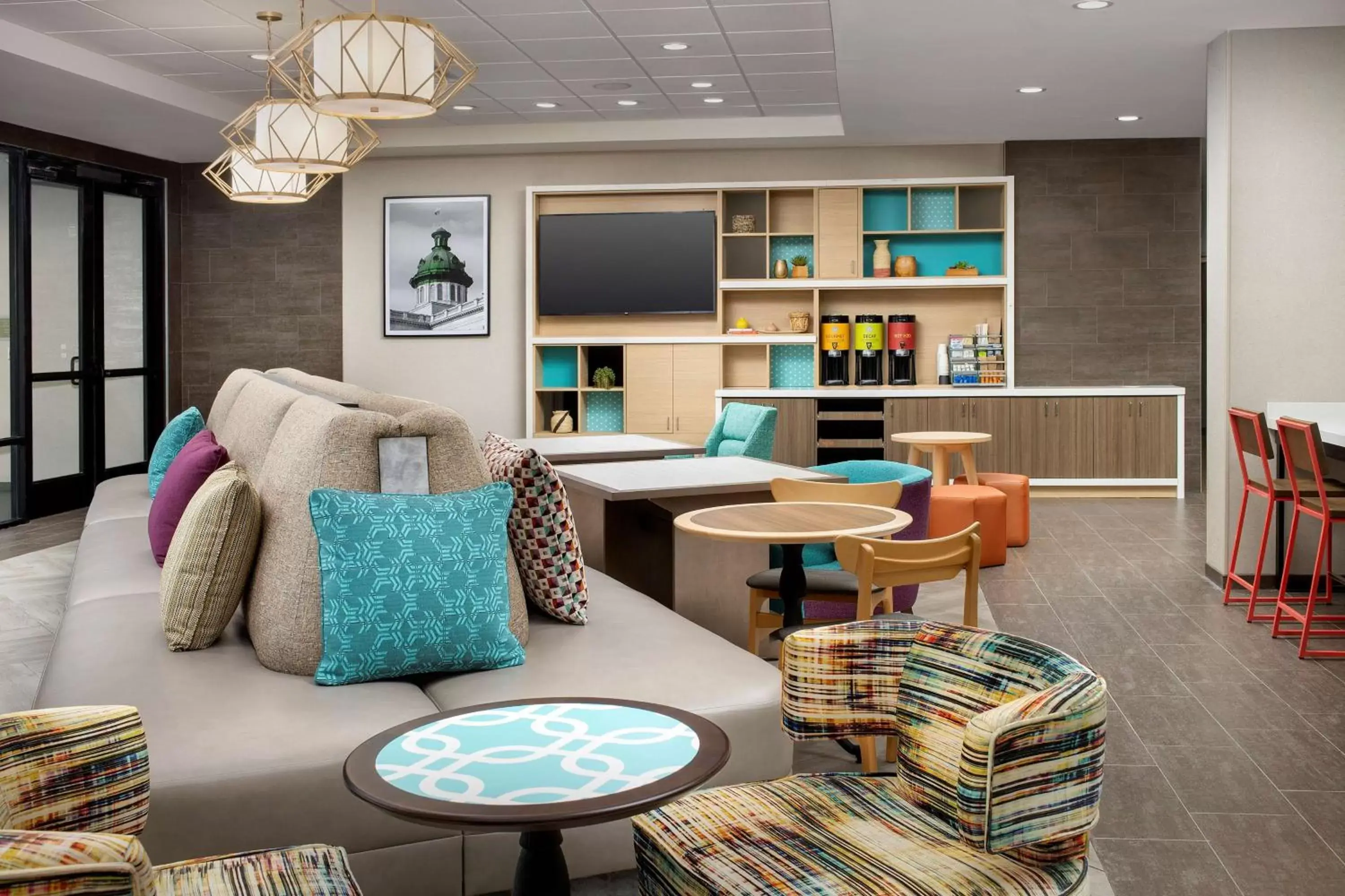 Lobby or reception, Seating Area in Home2 Suites By Hilton Columbia Southeast Fort Jackson