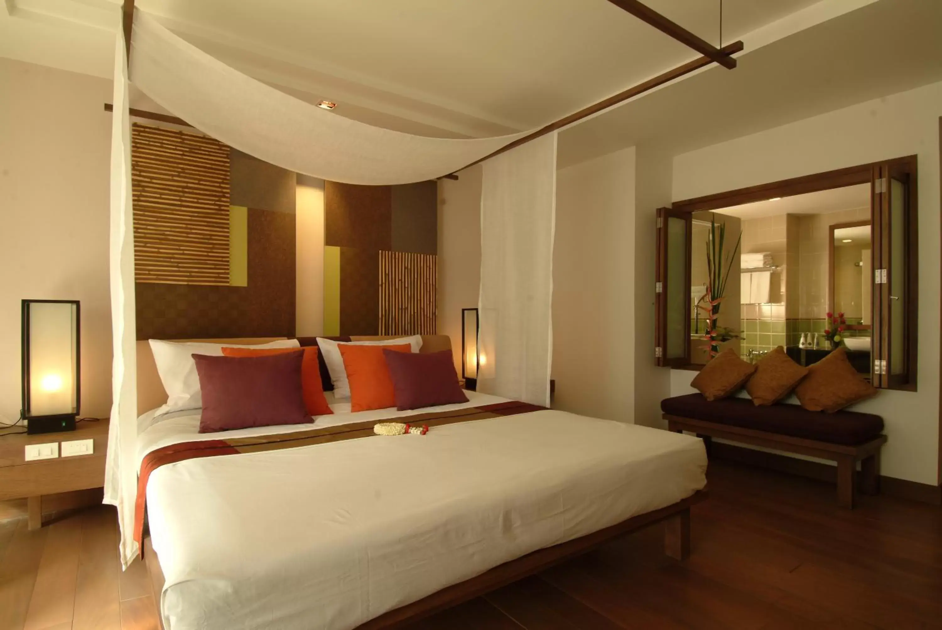 Photo of the whole room, Bed in Rarin Jinda Wellness Spa Resort