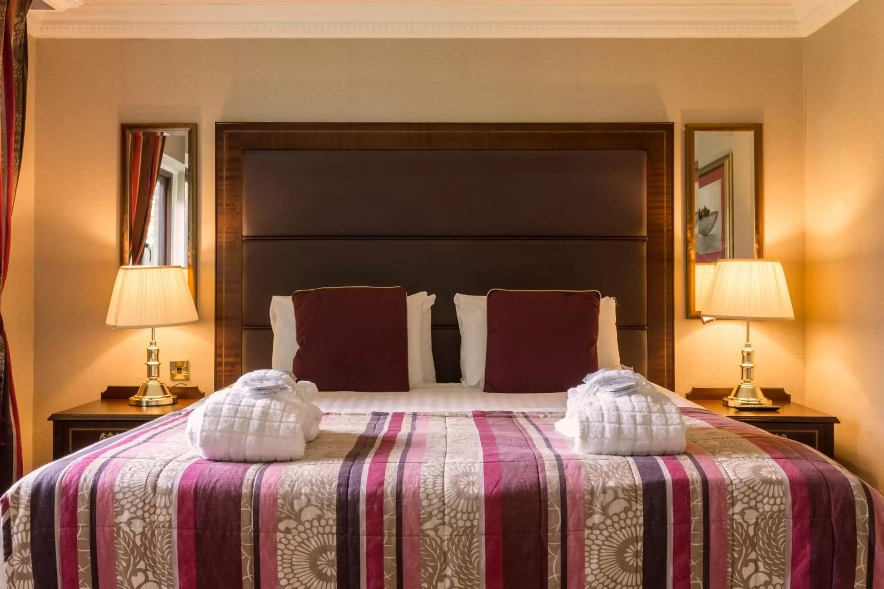 Bedroom, Bed in Redworth Hall Hotel- Part of the Cairn Collection