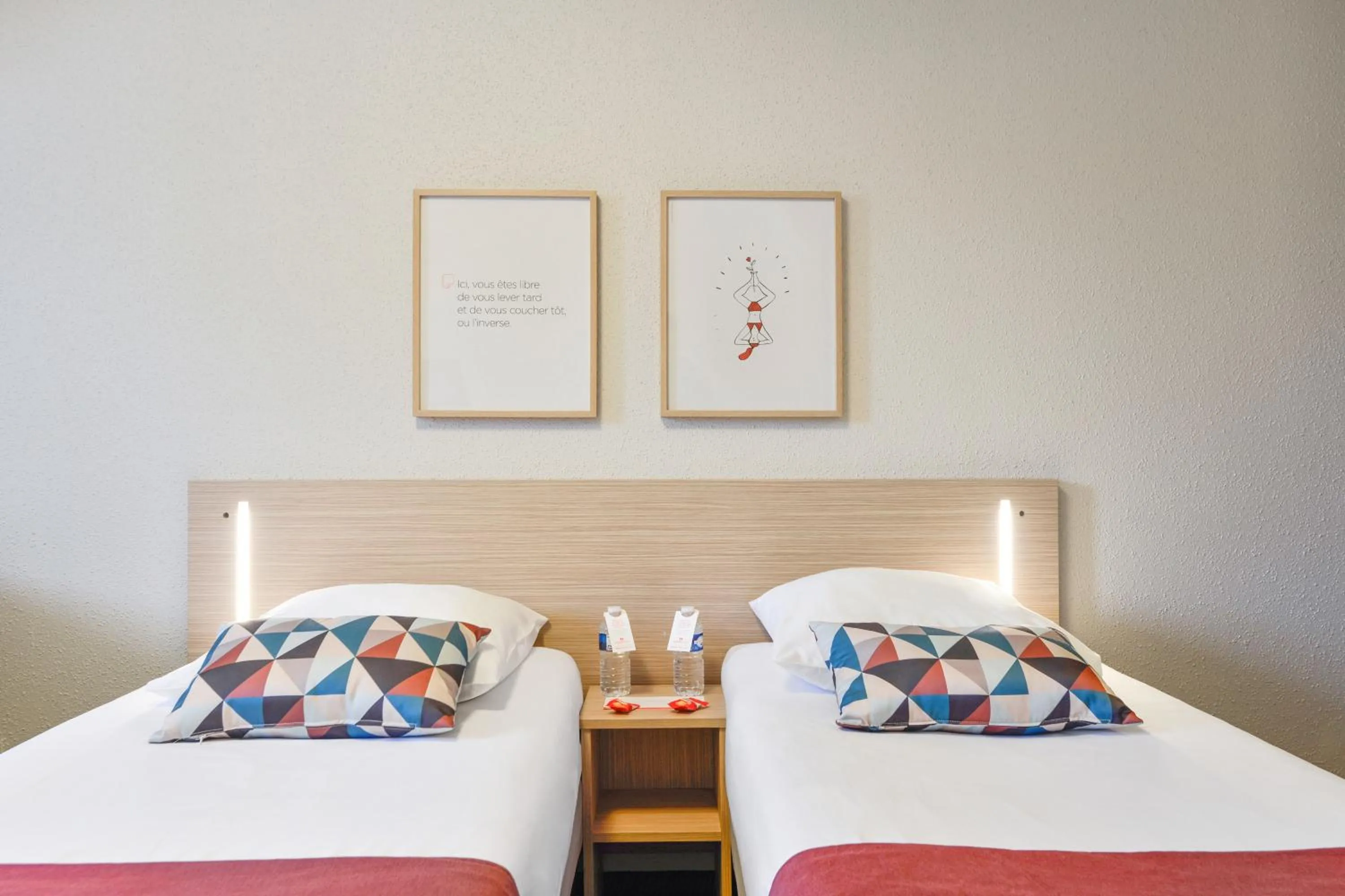 Bed in Appart'City Classic Nantes Viarme