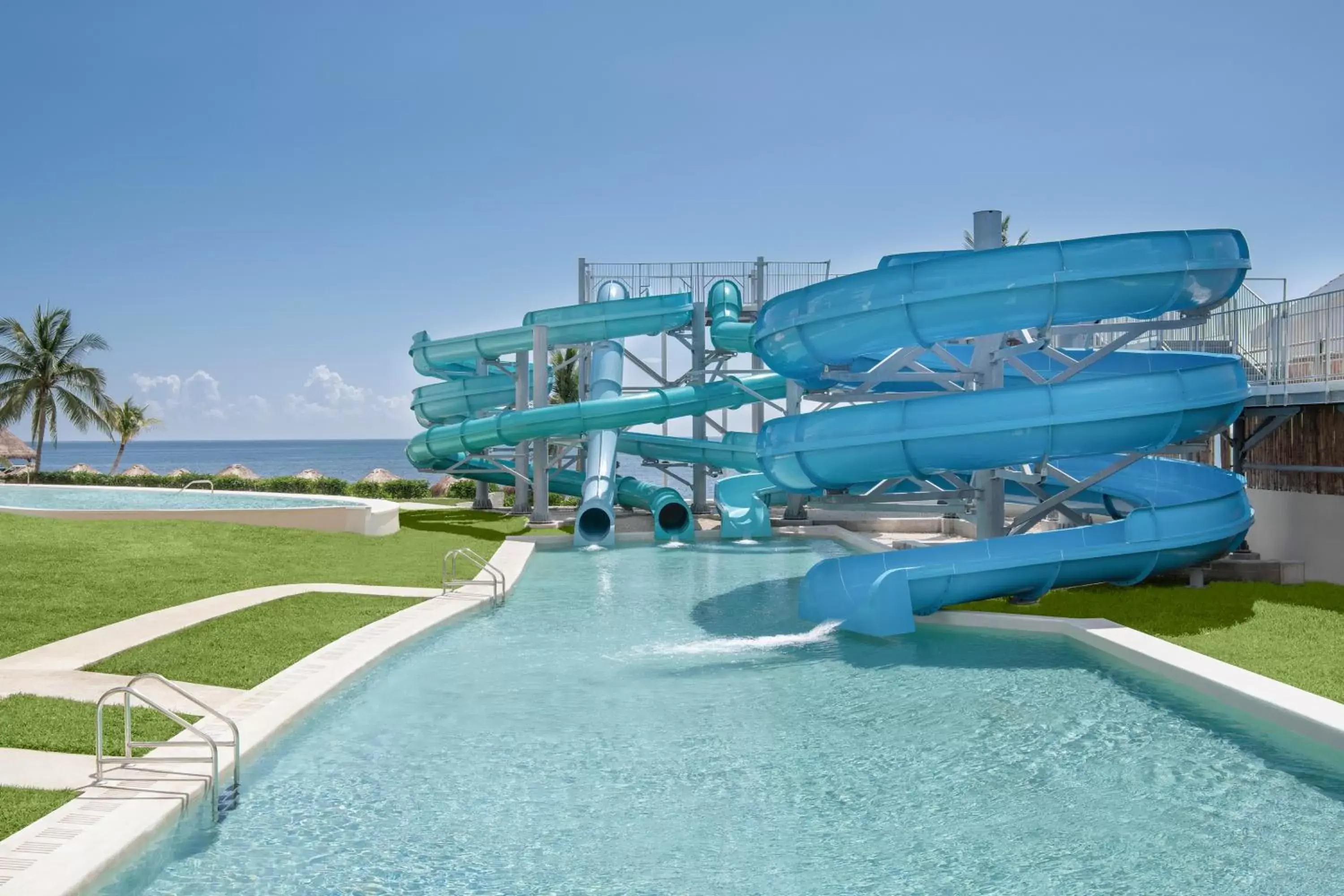 Aqua park, Water Park in Hyatt Ziva Riviera Cancun All-Inclusive