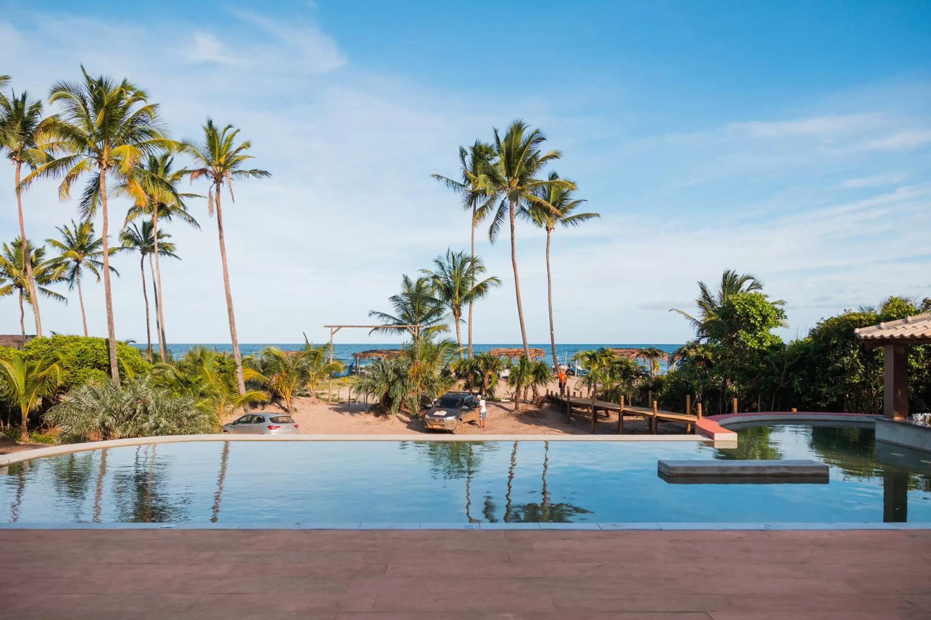 Swimming pool in Pousada Sitio da Bia