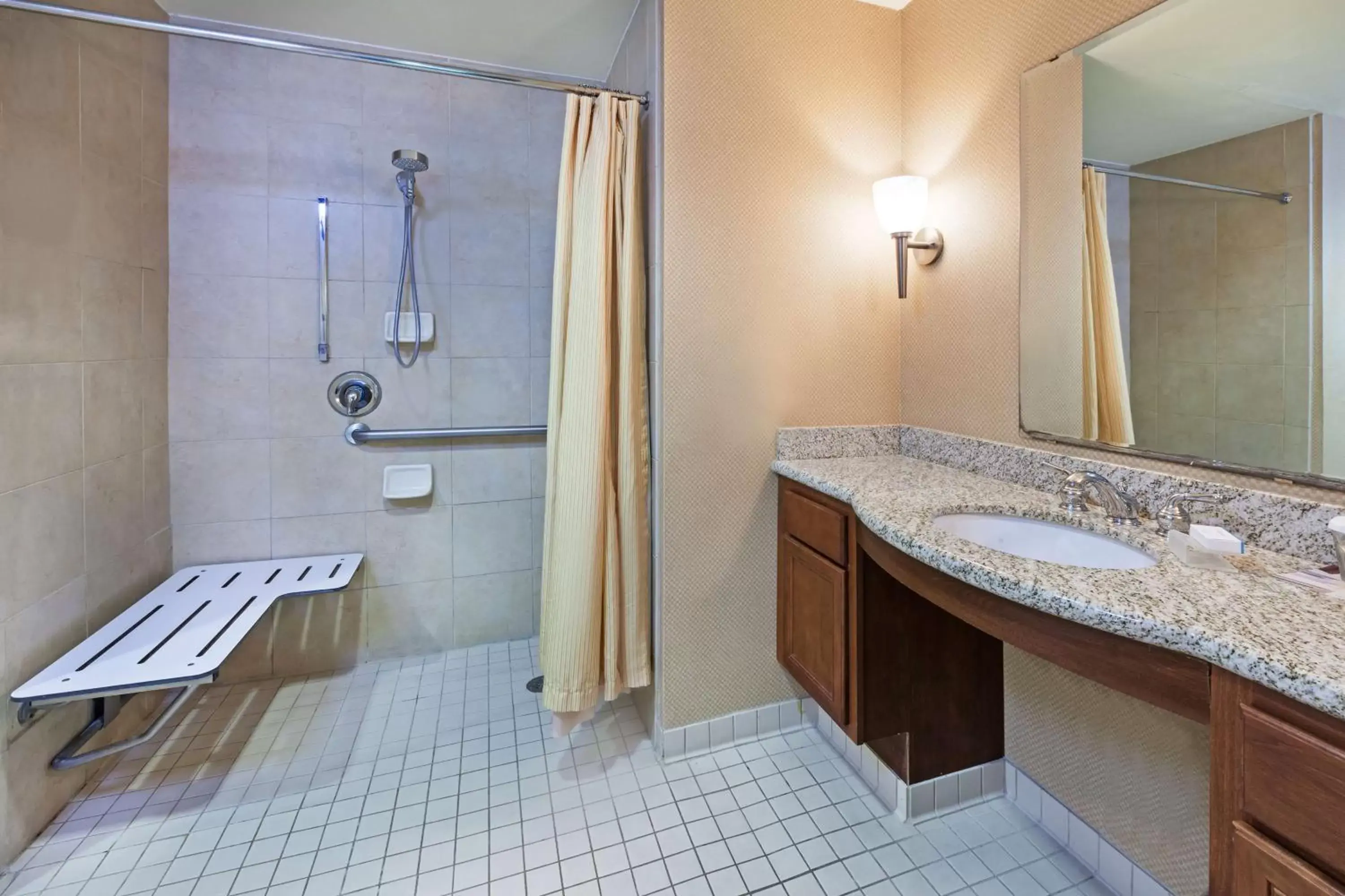 Bathroom in Homewood Suites Laredo at Mall Del Norte