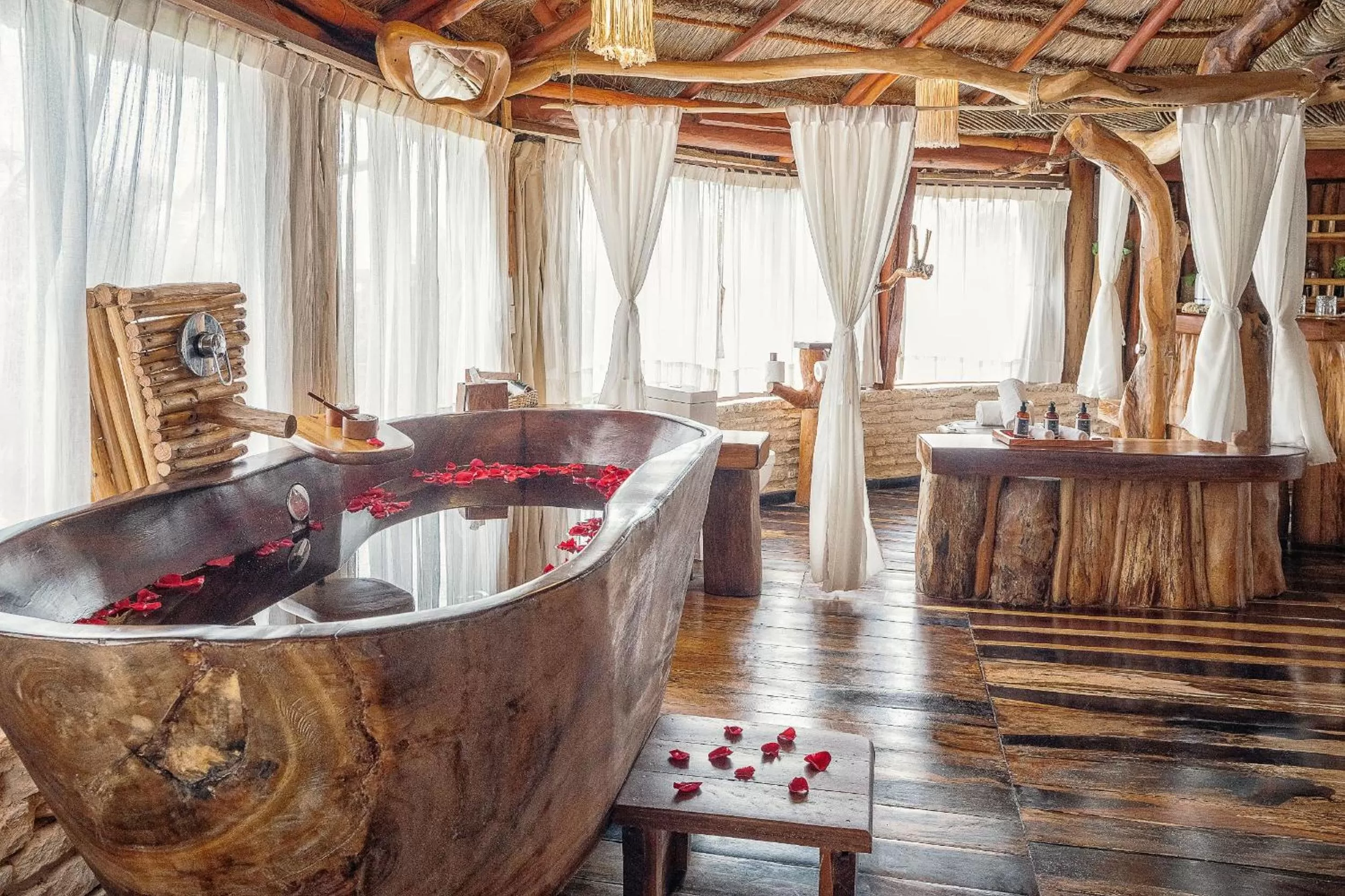 Shower in Kanan Tulum Hotel & Spa Adults Only Playground