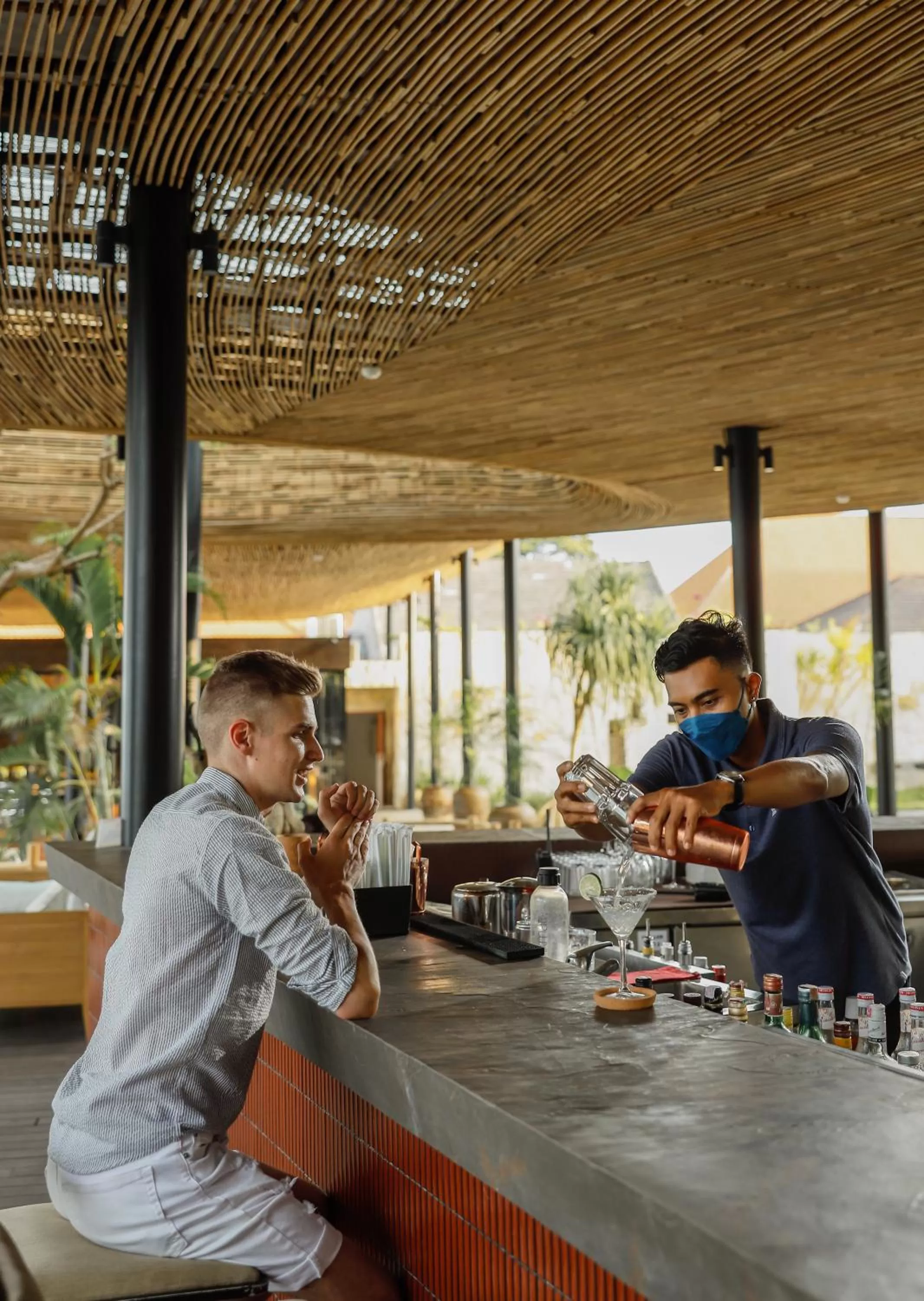 People in Segara Village Hotel