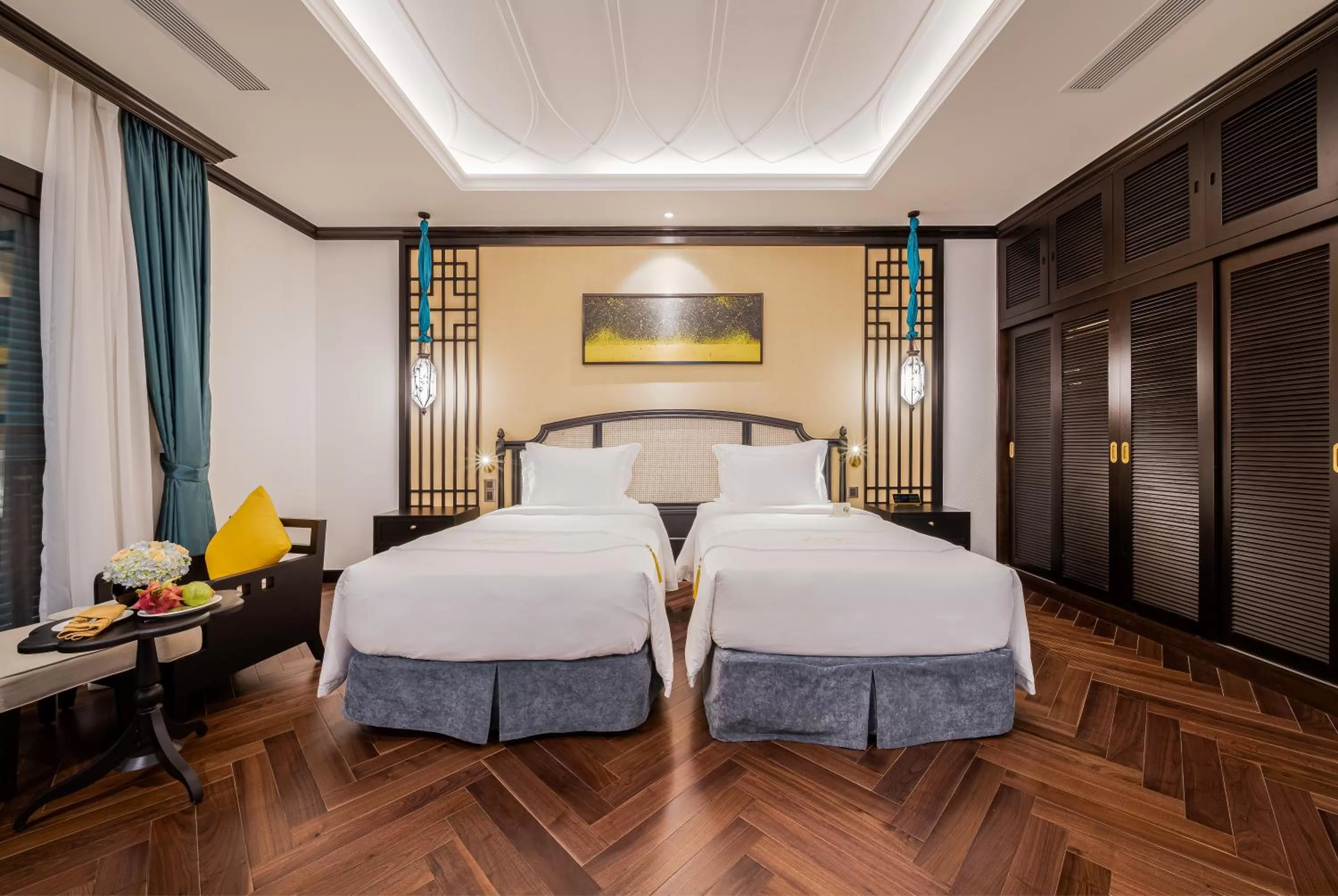 Bed in Potique Hotel