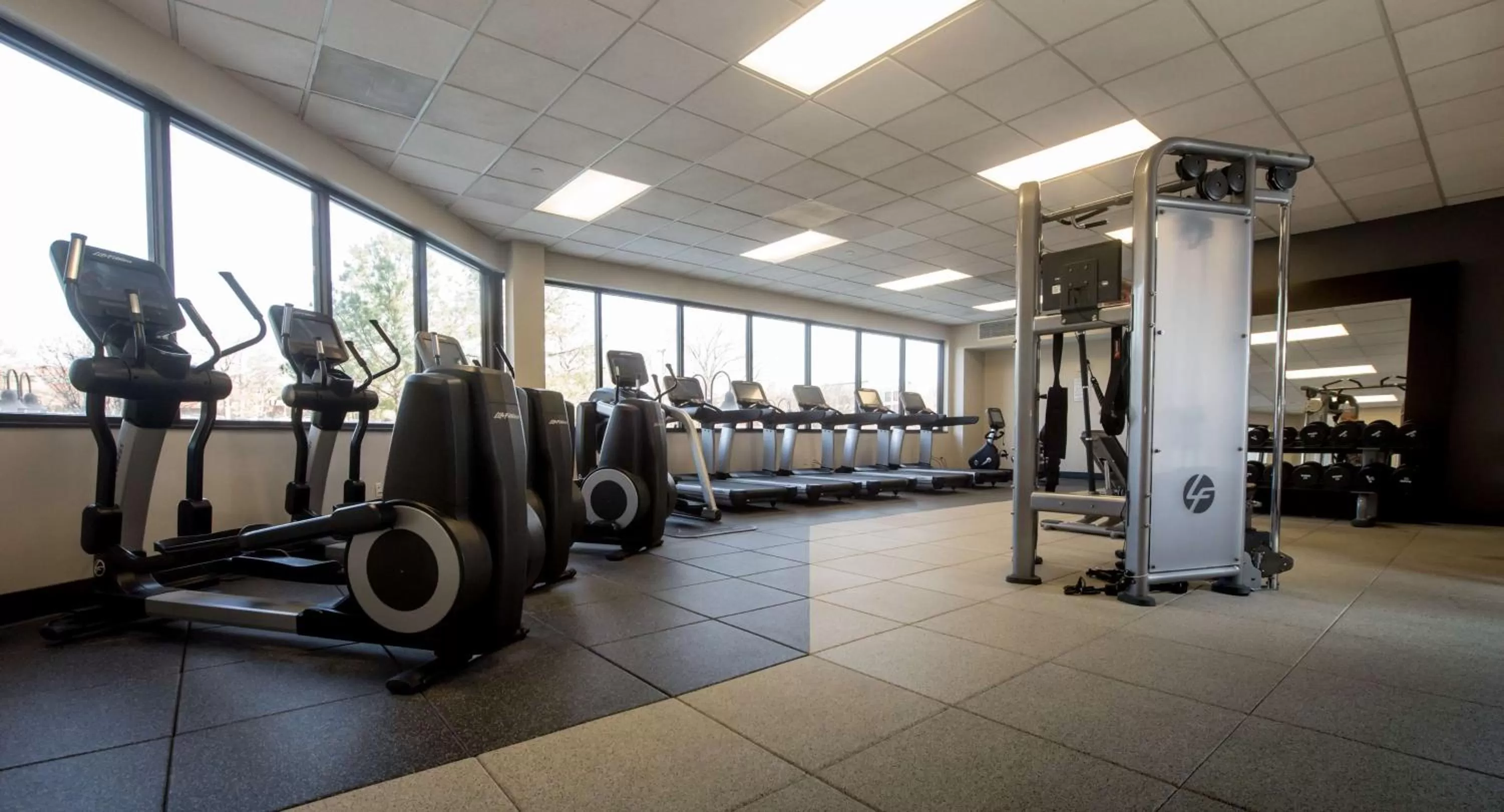 Fitness centre/facilities in Hilton Memphis