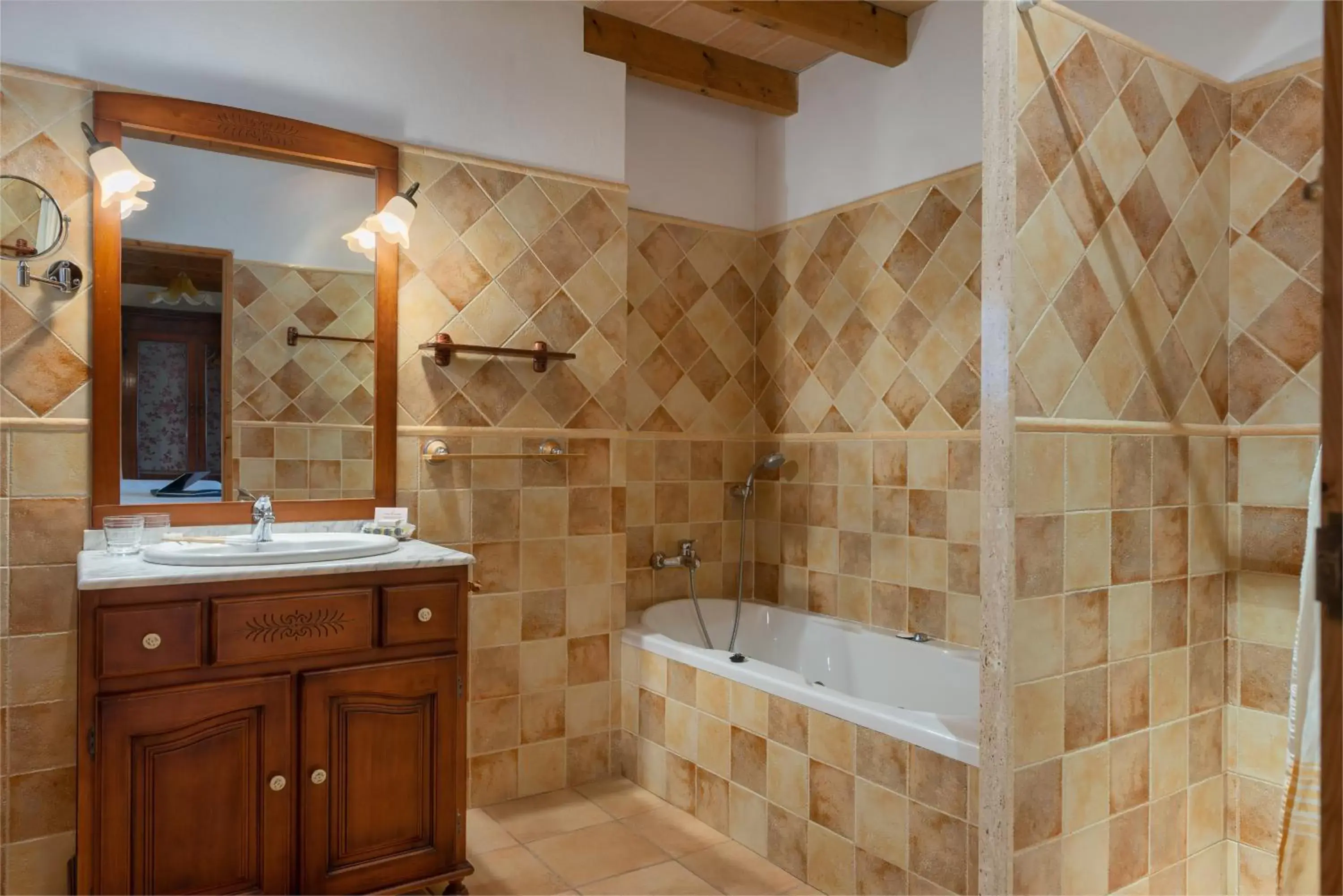 Bathroom in Finca Hotel Can Canals & Spa