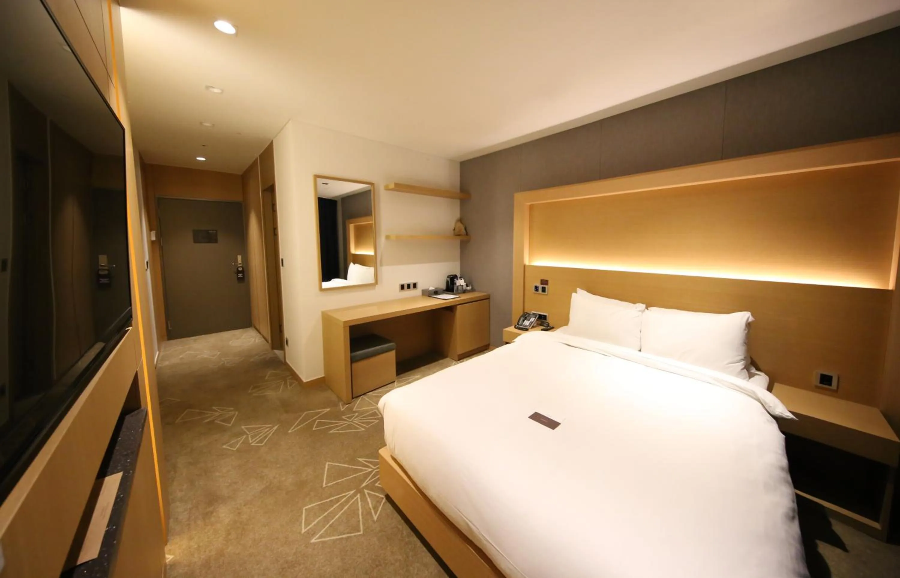 Bed in Sea Cruise Hotel