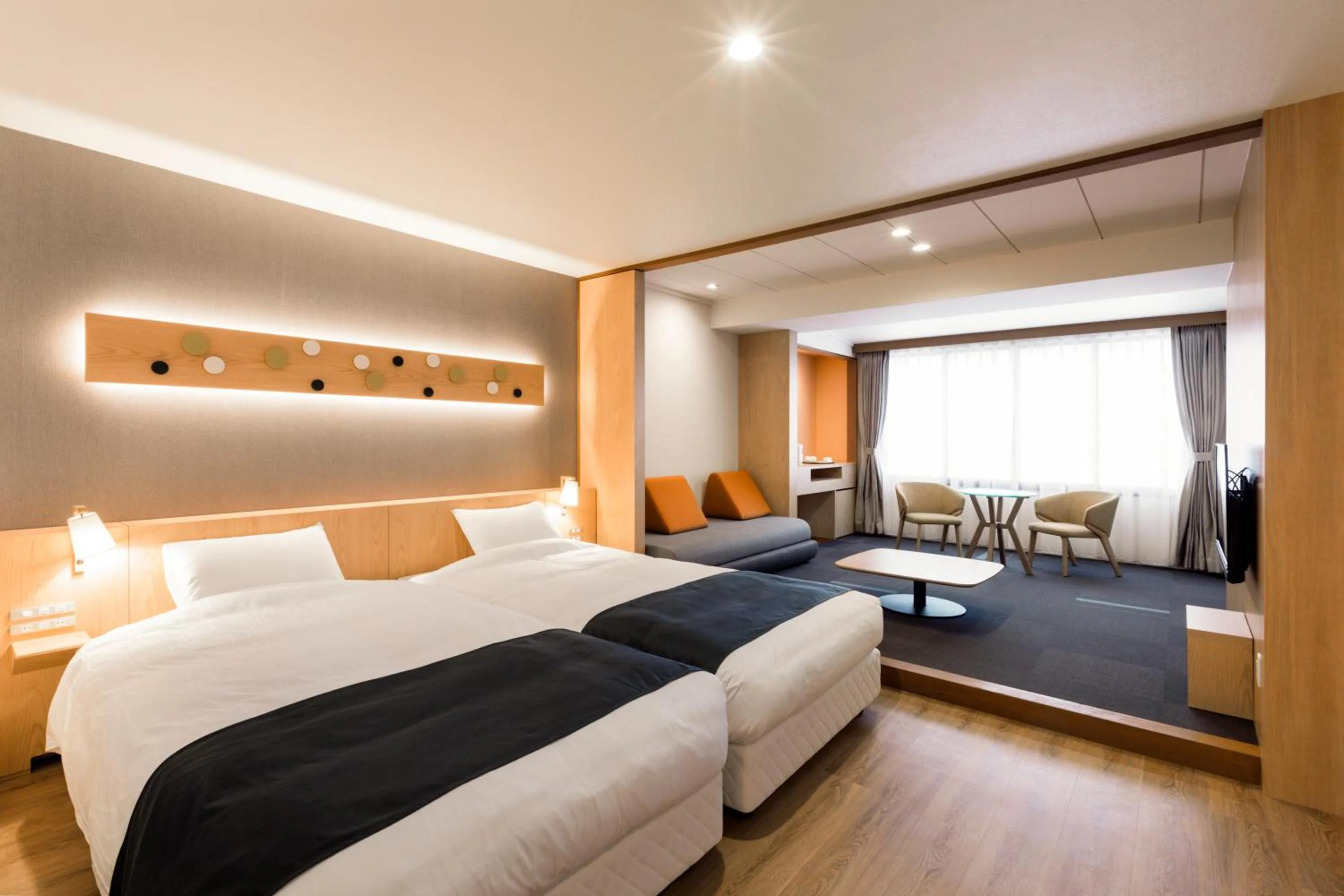 Photo of the whole room, Bed in Kitayuzawa Mori no soraniwa