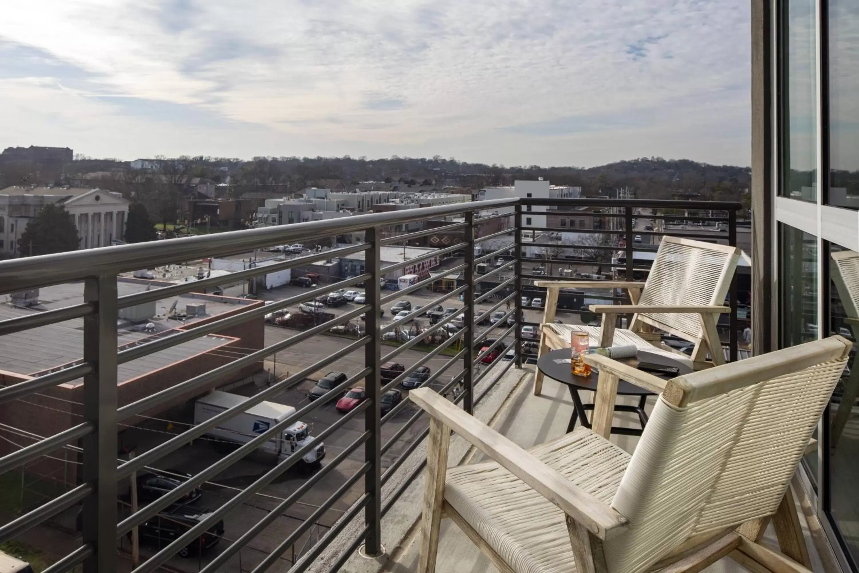 Photo of the whole room, Balcony/Terrace in Moxy Nashville Vanderbilt Area