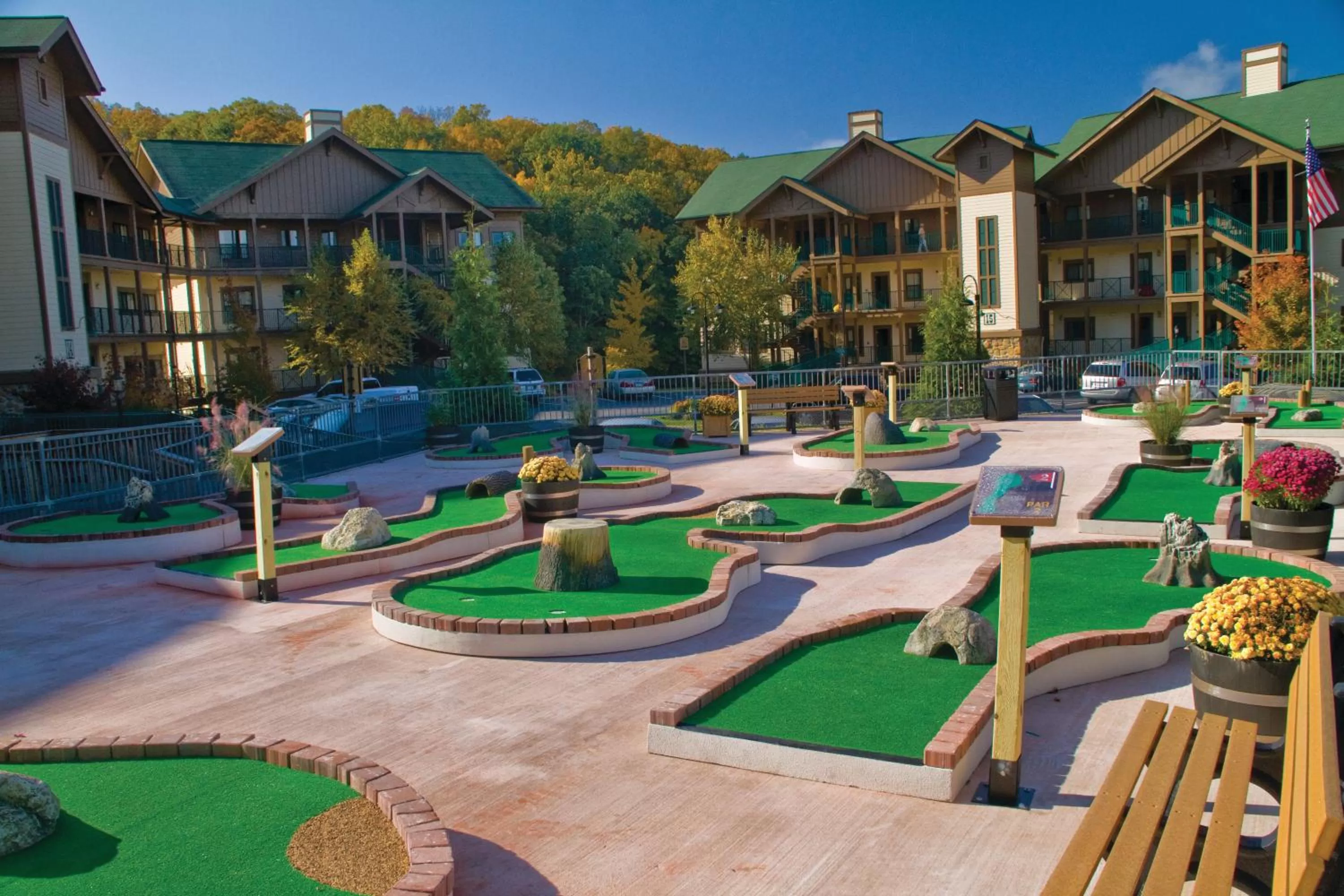 Minigolf in Club Wyndham Smoky Mountains