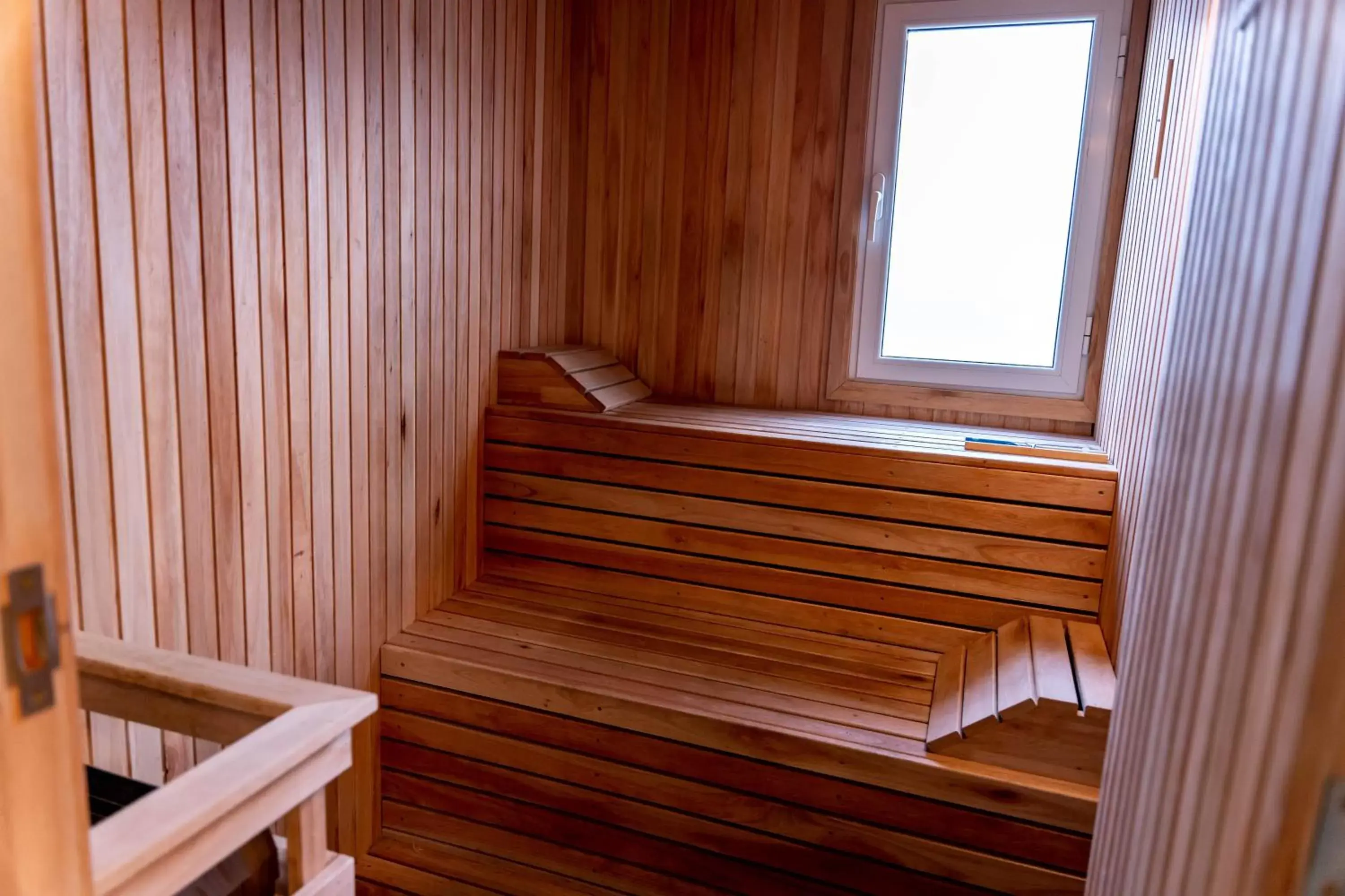 Sauna in O2 Hoteles Mar del Plata