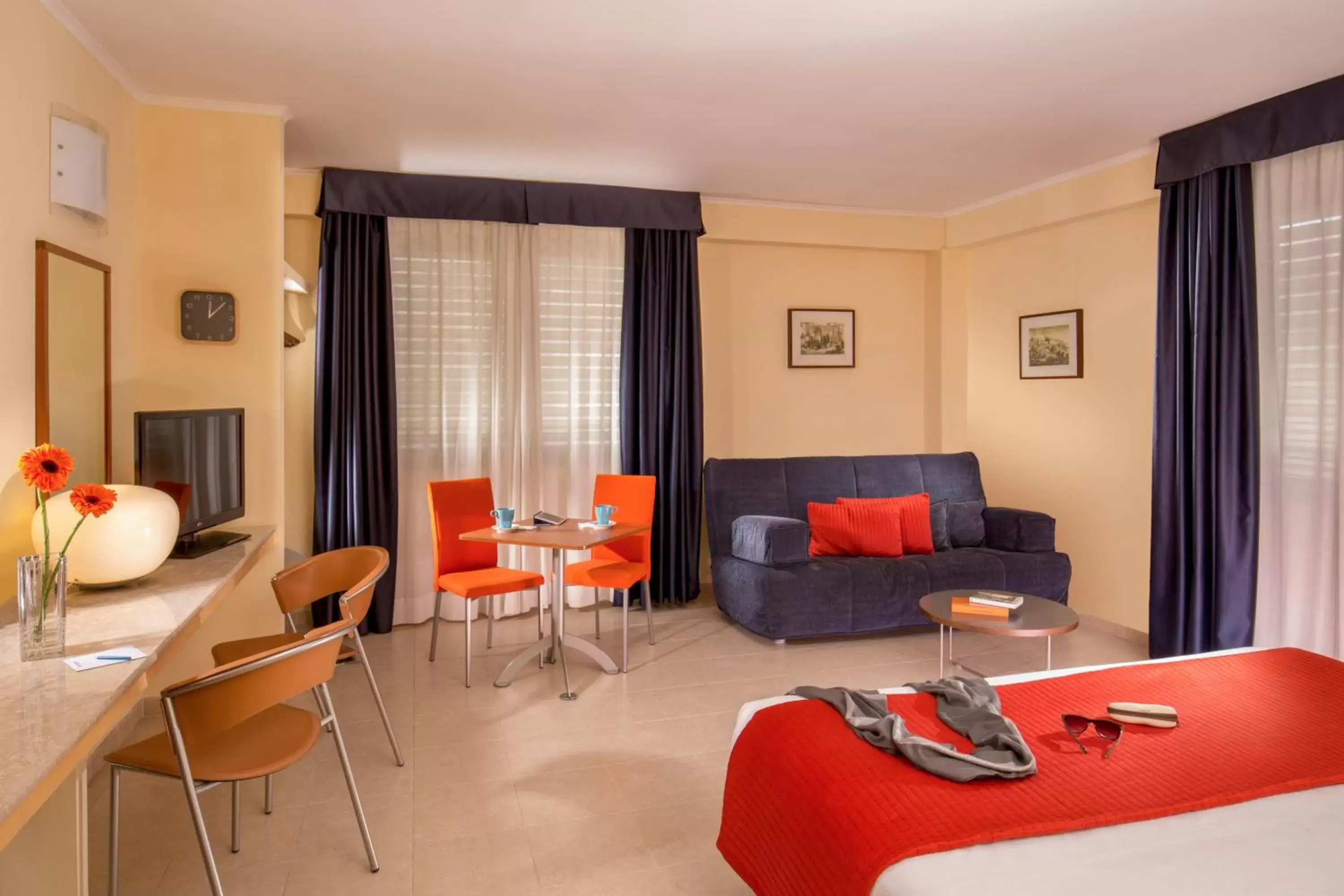Bedroom, Seating Area in Best Western Blu Hotel Roma