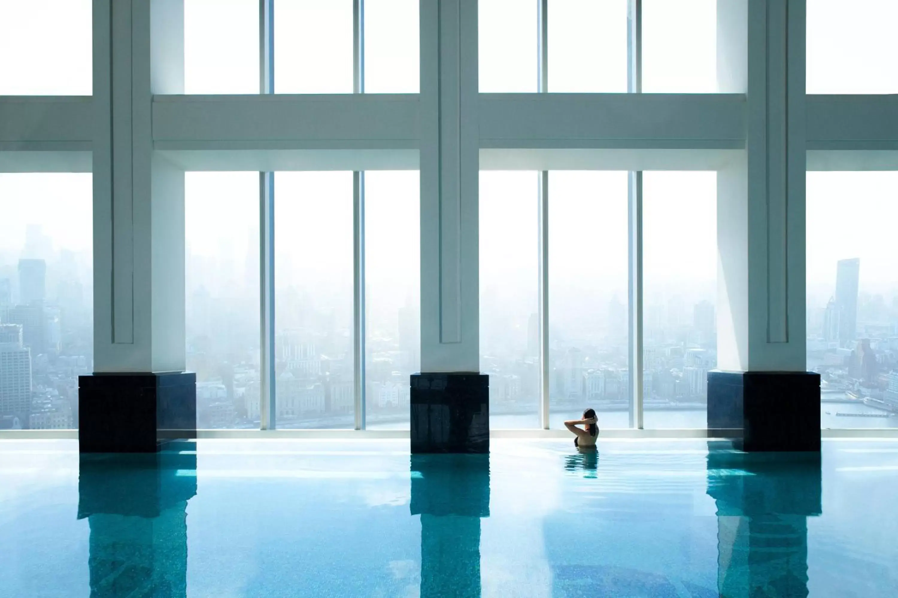 Swimming Pool in The Ritz-Carlton Shanghai, Pudong