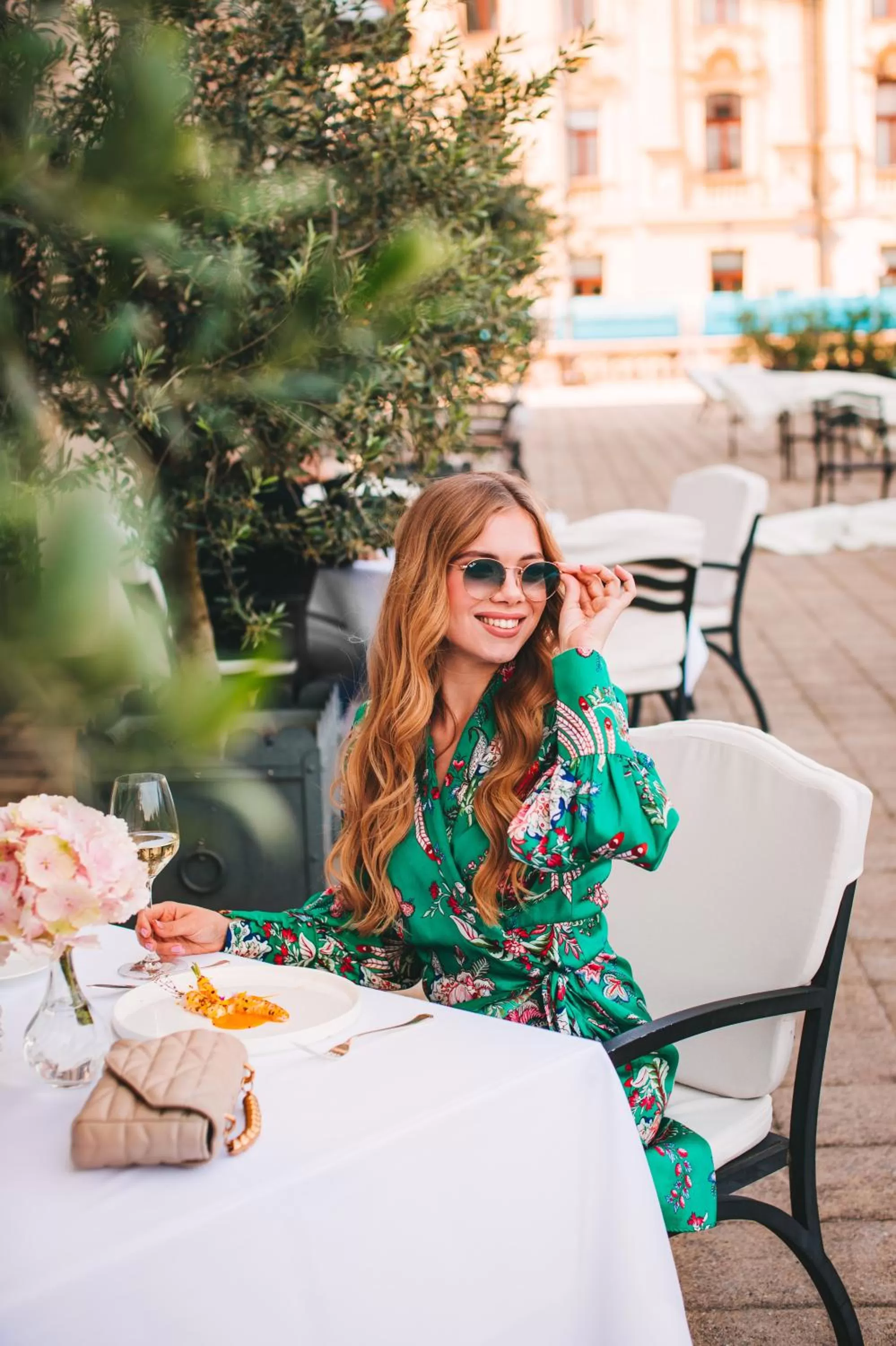 Balcony/Terrace in Esplanade Zagreb Hotel