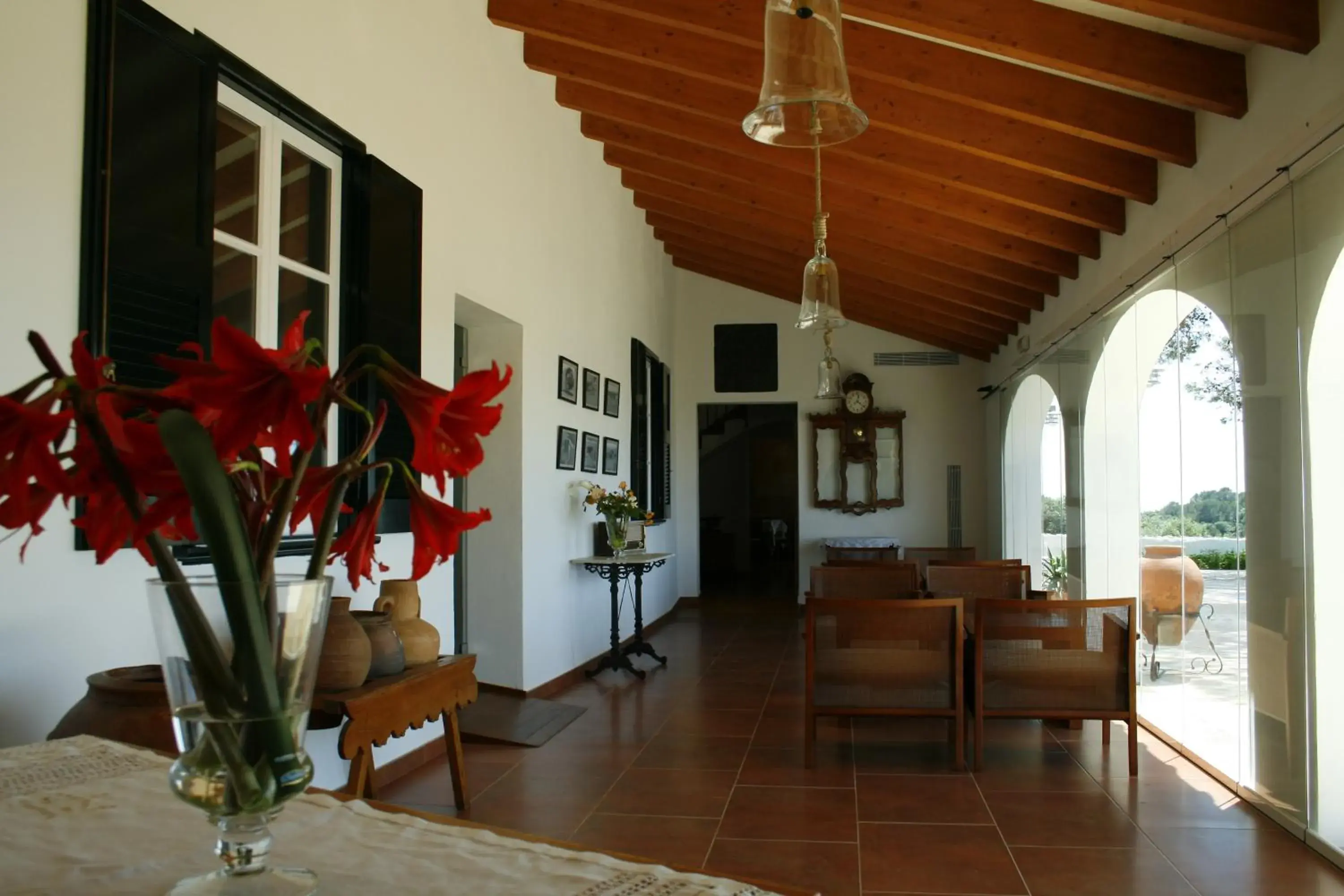 Living room in Hotel Rural Binigaus Vell