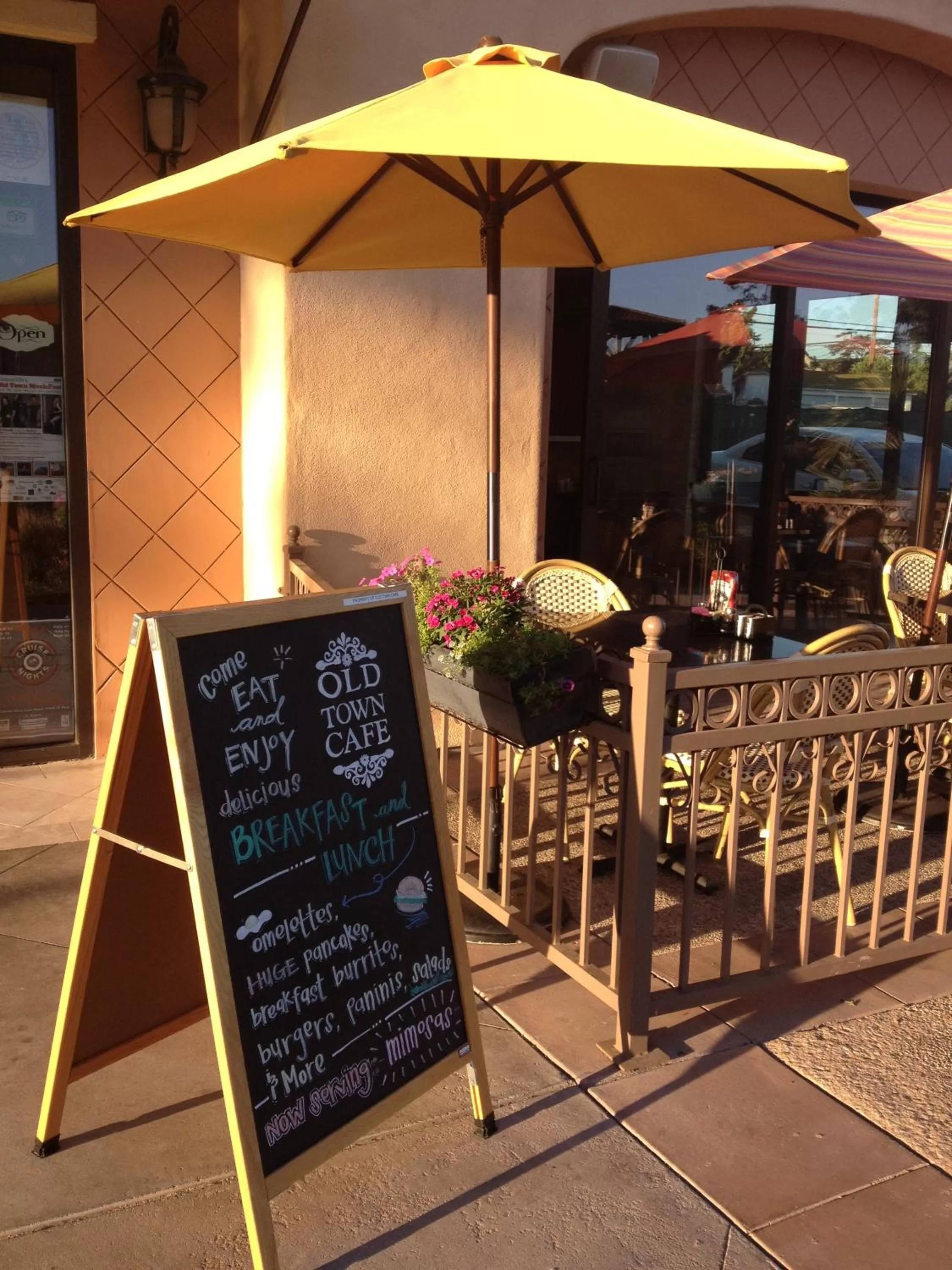 Patio in Bella Capri Inn and Suites
