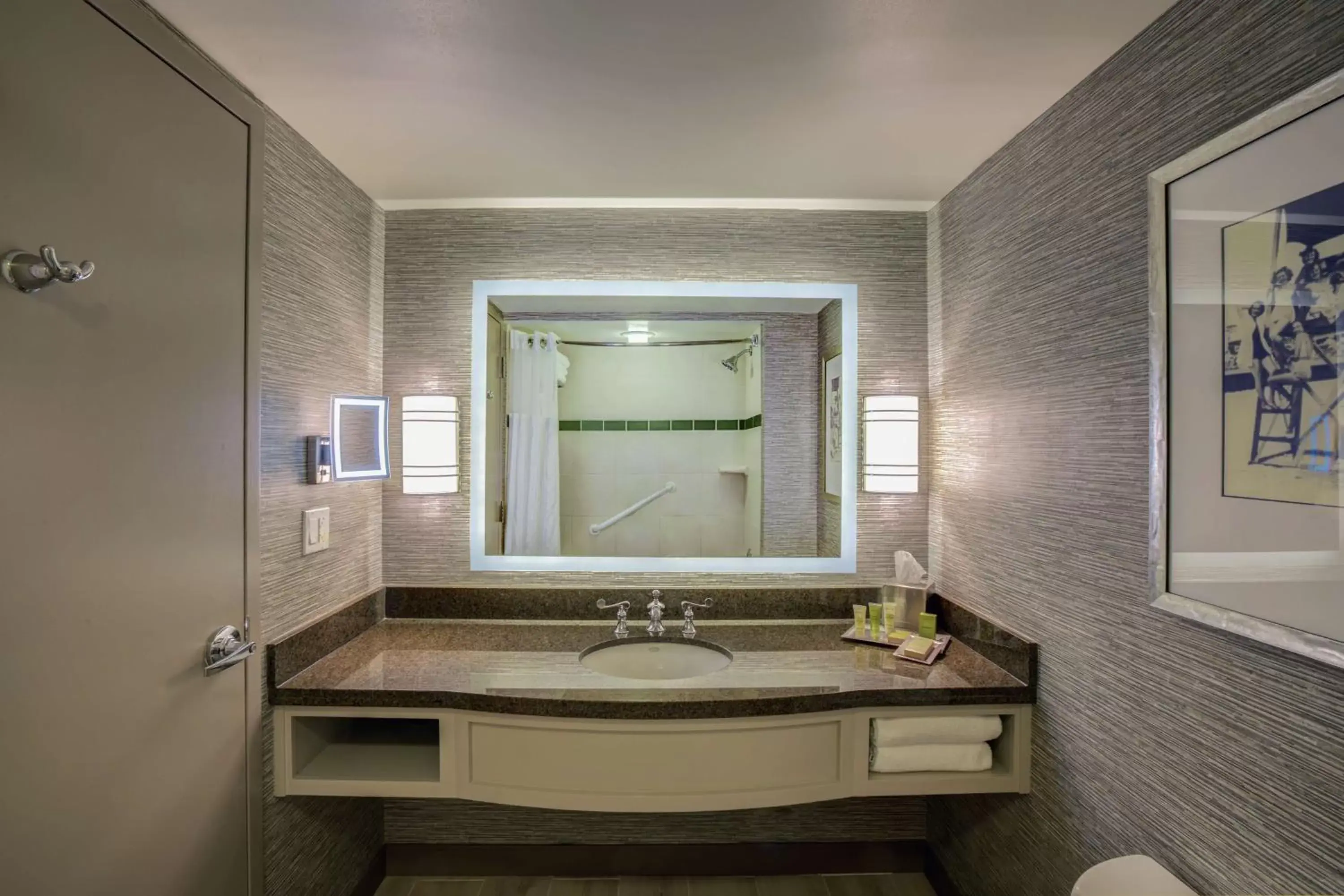 Bathroom in Hilton Virginia Beach Oceanfront Bathroom in Hilton Virginia Beach Oceanfront