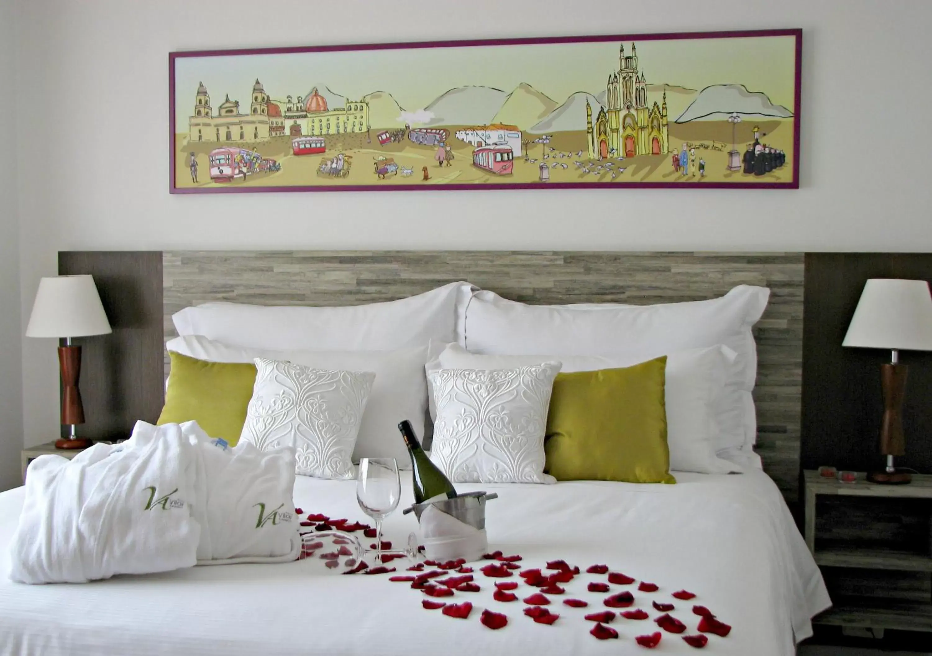 Decorative detail, Bed in Hotel Vilar América