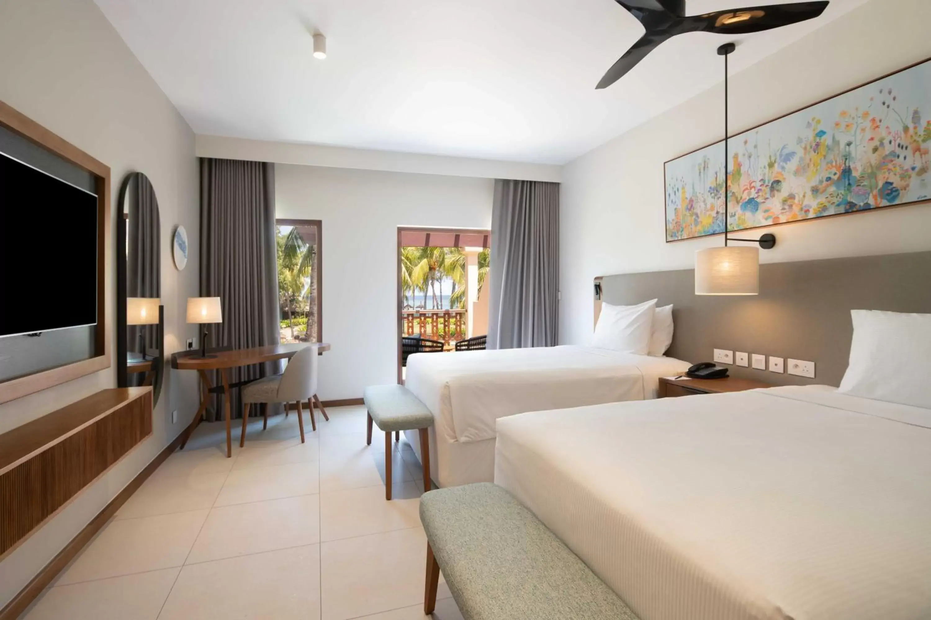 Sea view in Hilton Mauritius Resort & Spa
