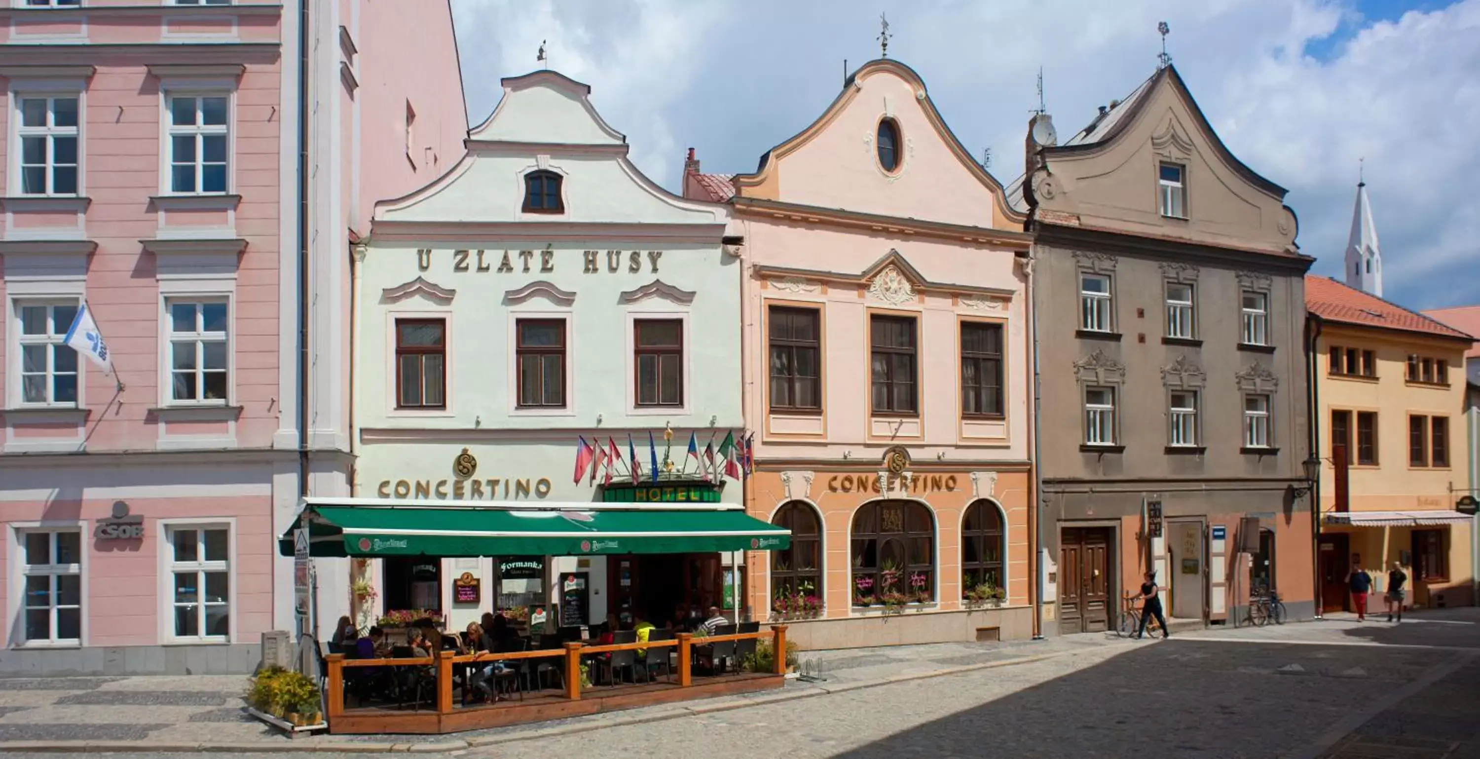 Property Building in Hotel Concertino Zlatá Husa