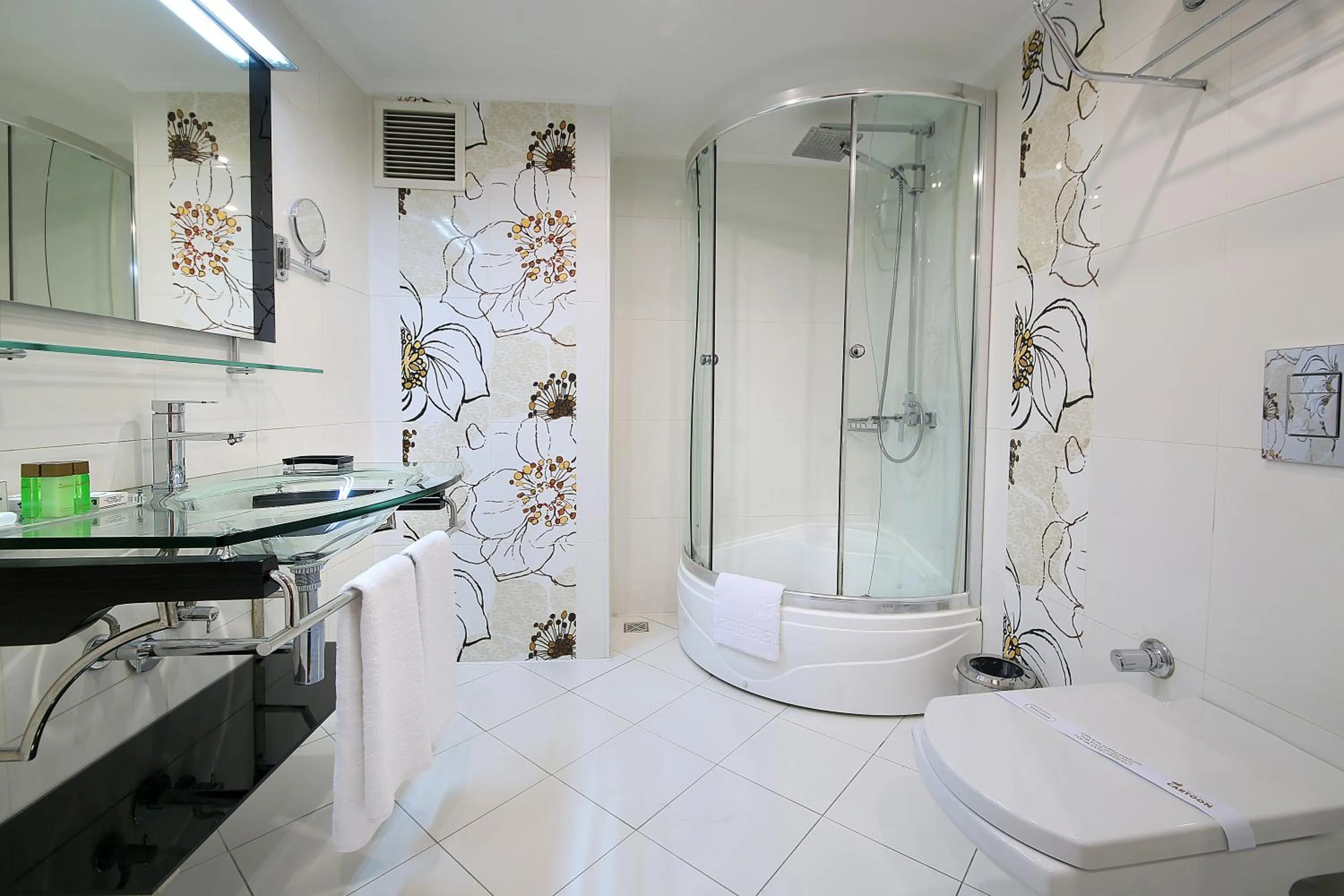 Shower in Cartoon Hotel