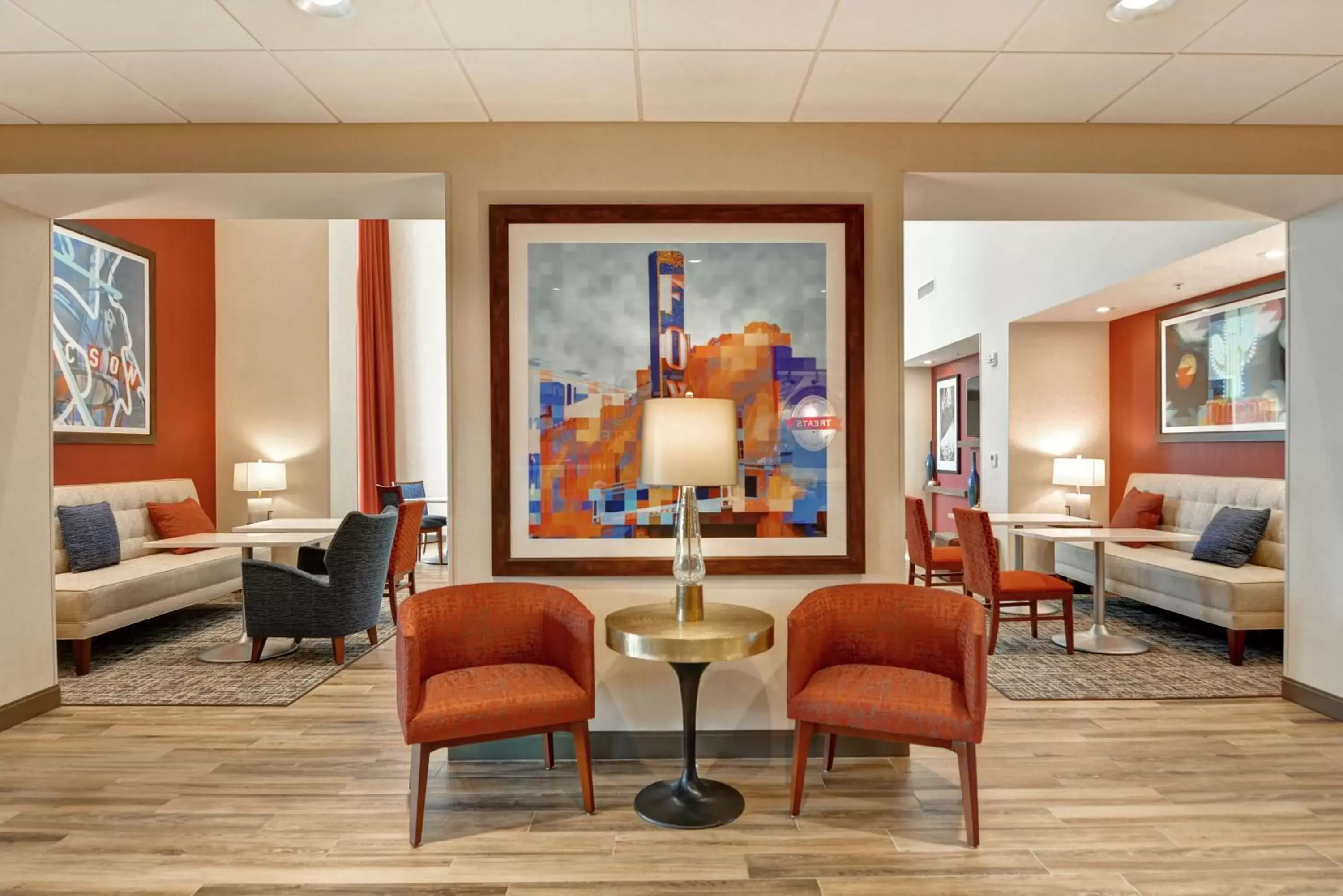 Lobby or reception, Seating Area in Hampton Inn & Suites Tucson Marana