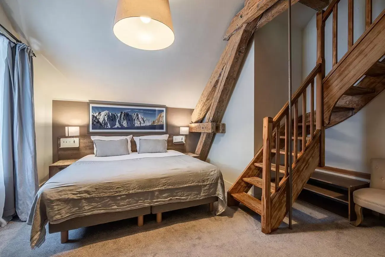 Bed in Eden Hotel, Apartments and Chalet Chamonix Les Praz