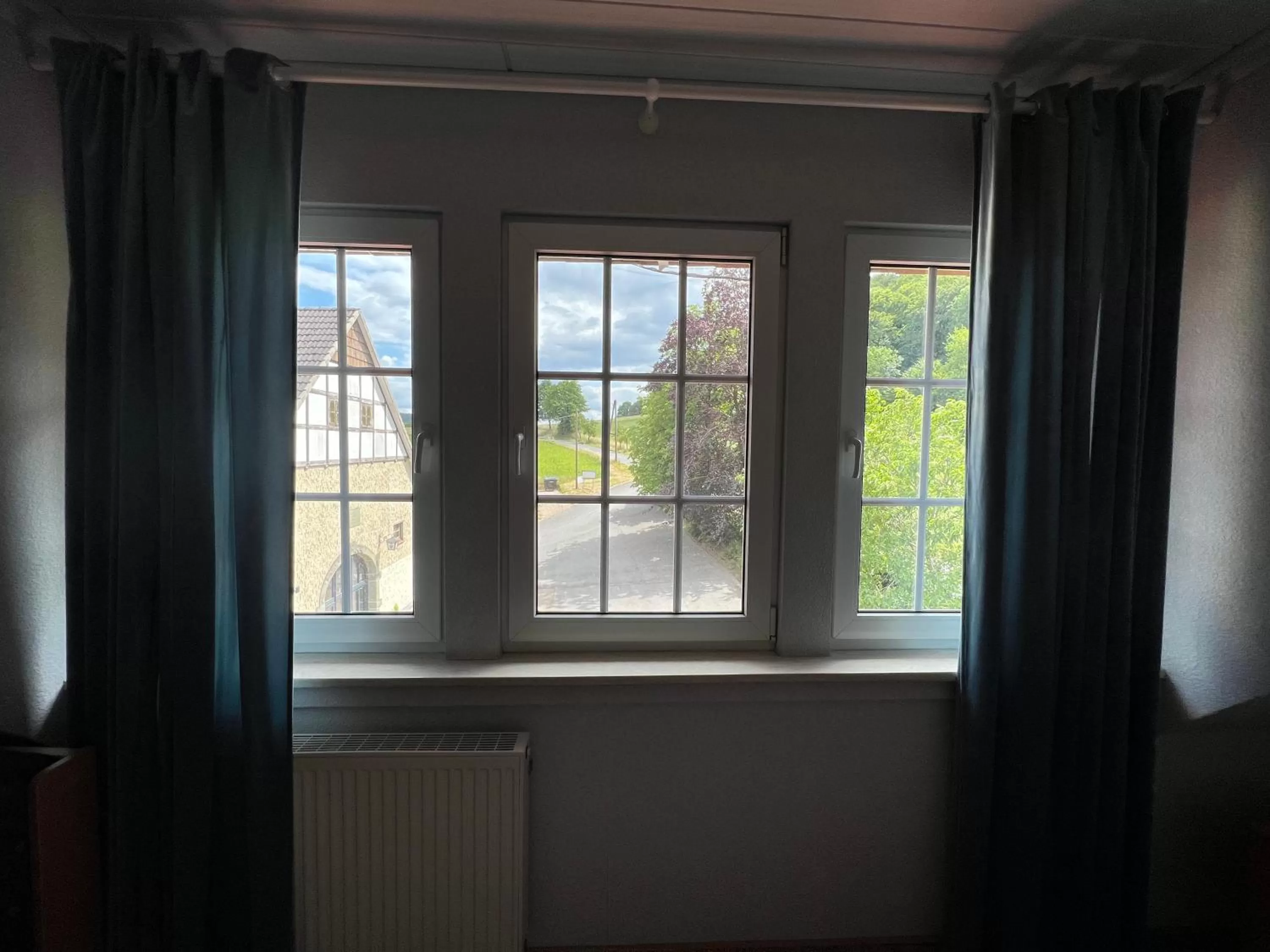 Garden view in Hotel Rehkitz