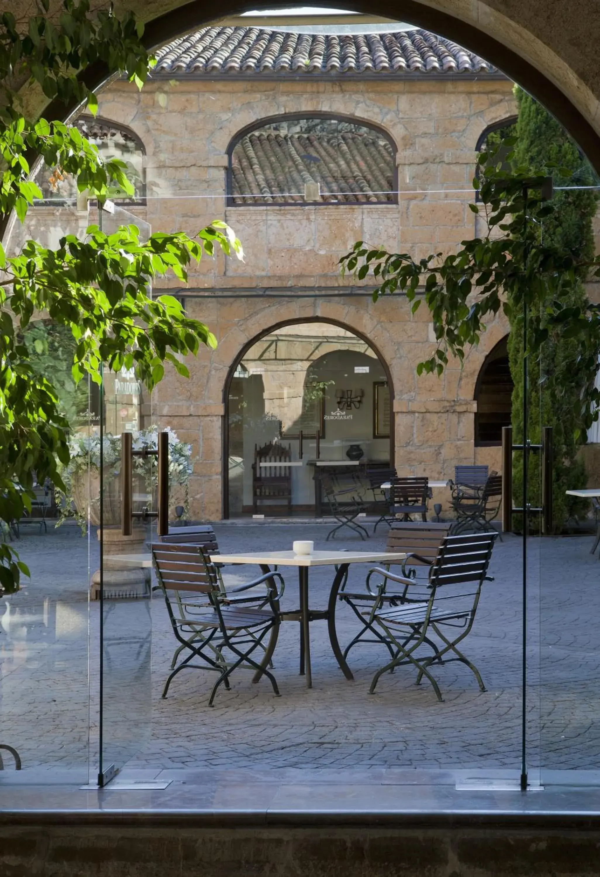 Patio in Parador de Cangas de Onís