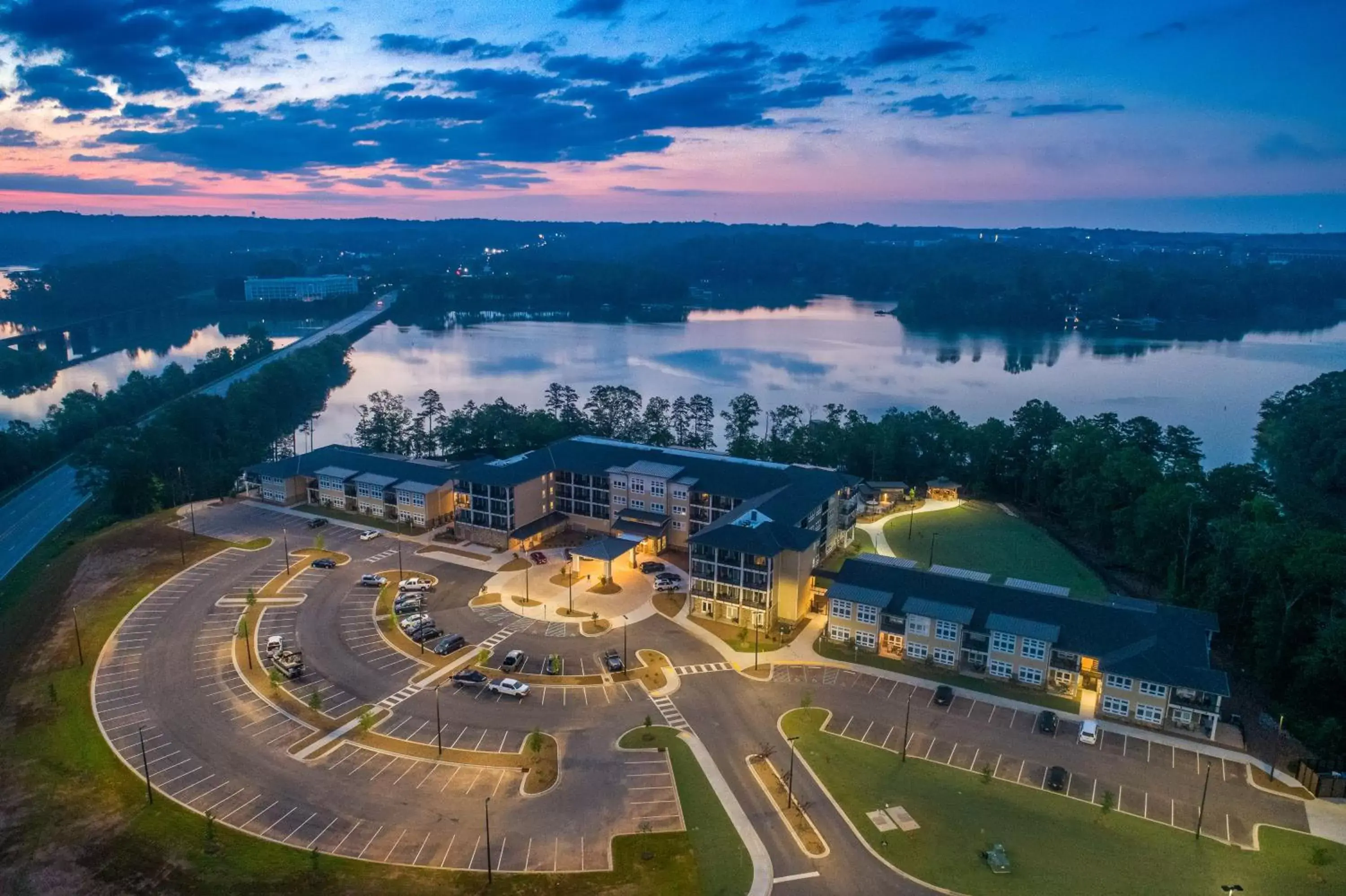 Bird's eye view, Bird's-eye View in Lakeside Lodge Clemson