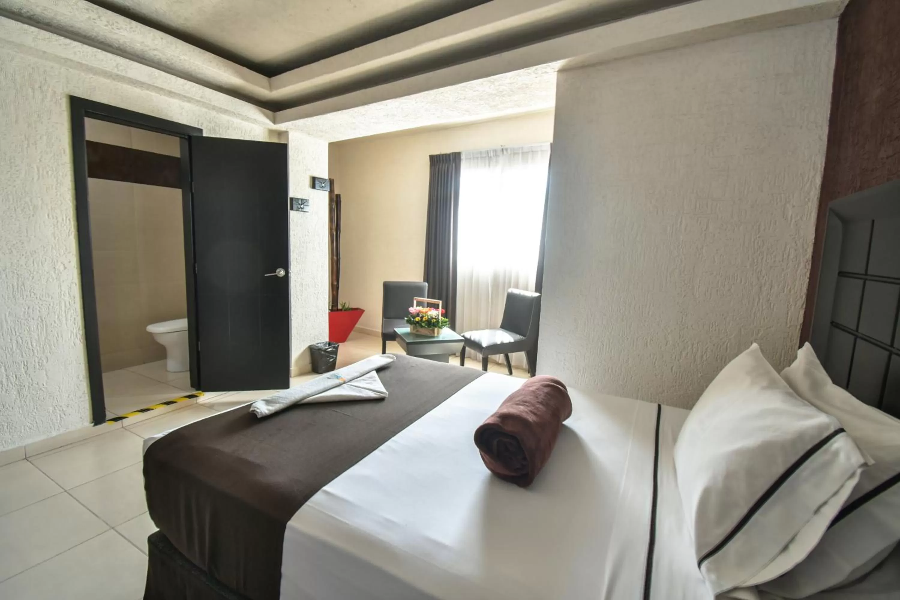 Bed in Hotel Portonovo Plaza Centro