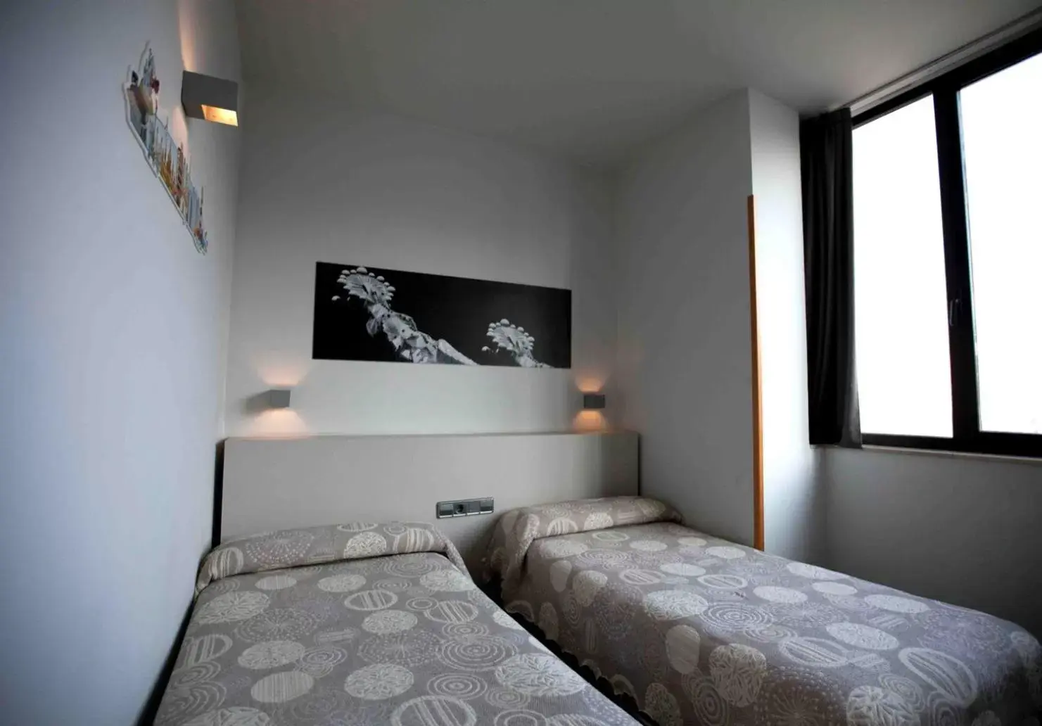 Bed in Hotel Ciutat De Sant Adria