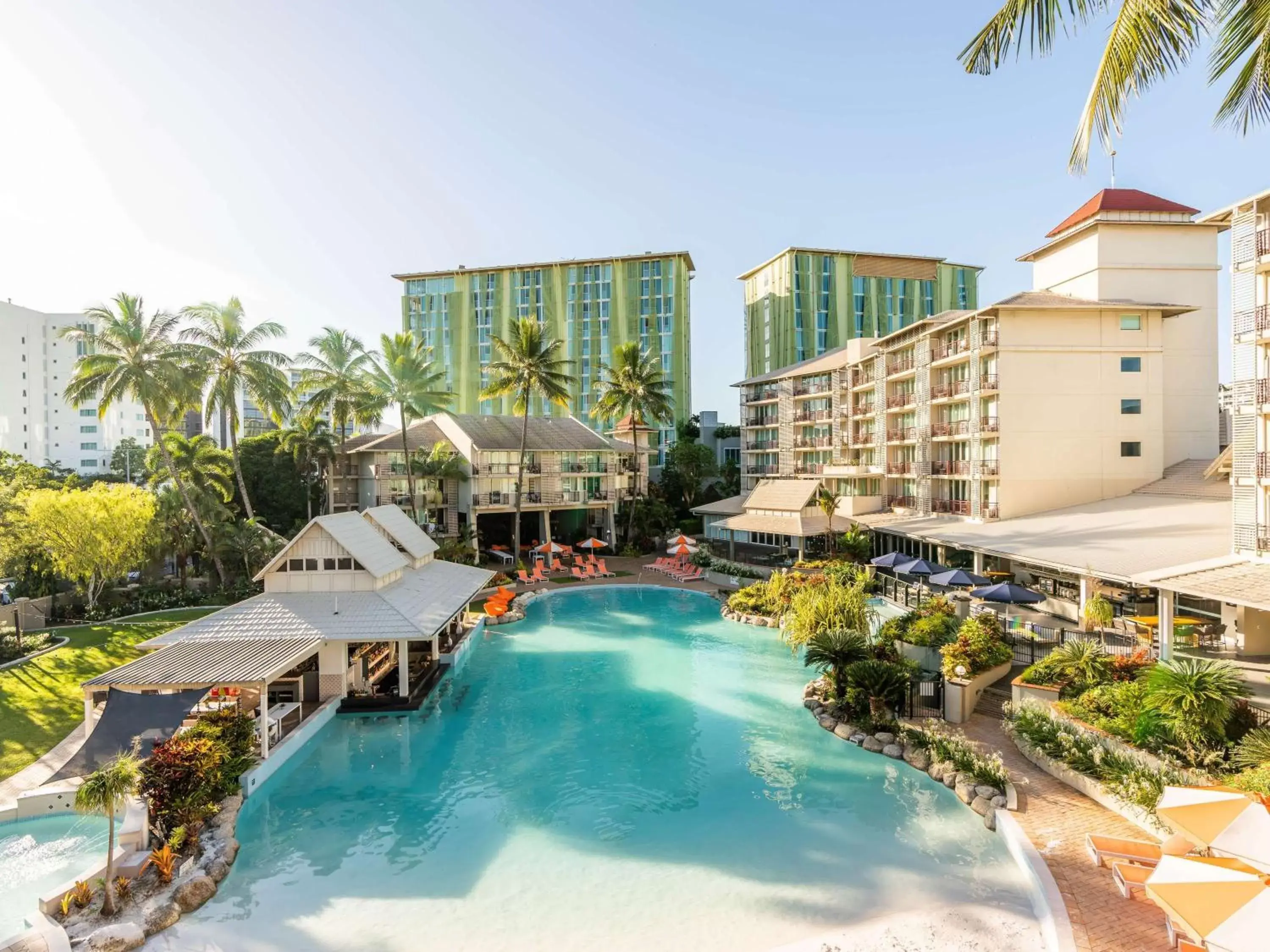 Pool View in Novotel Cairns Oasis Resort