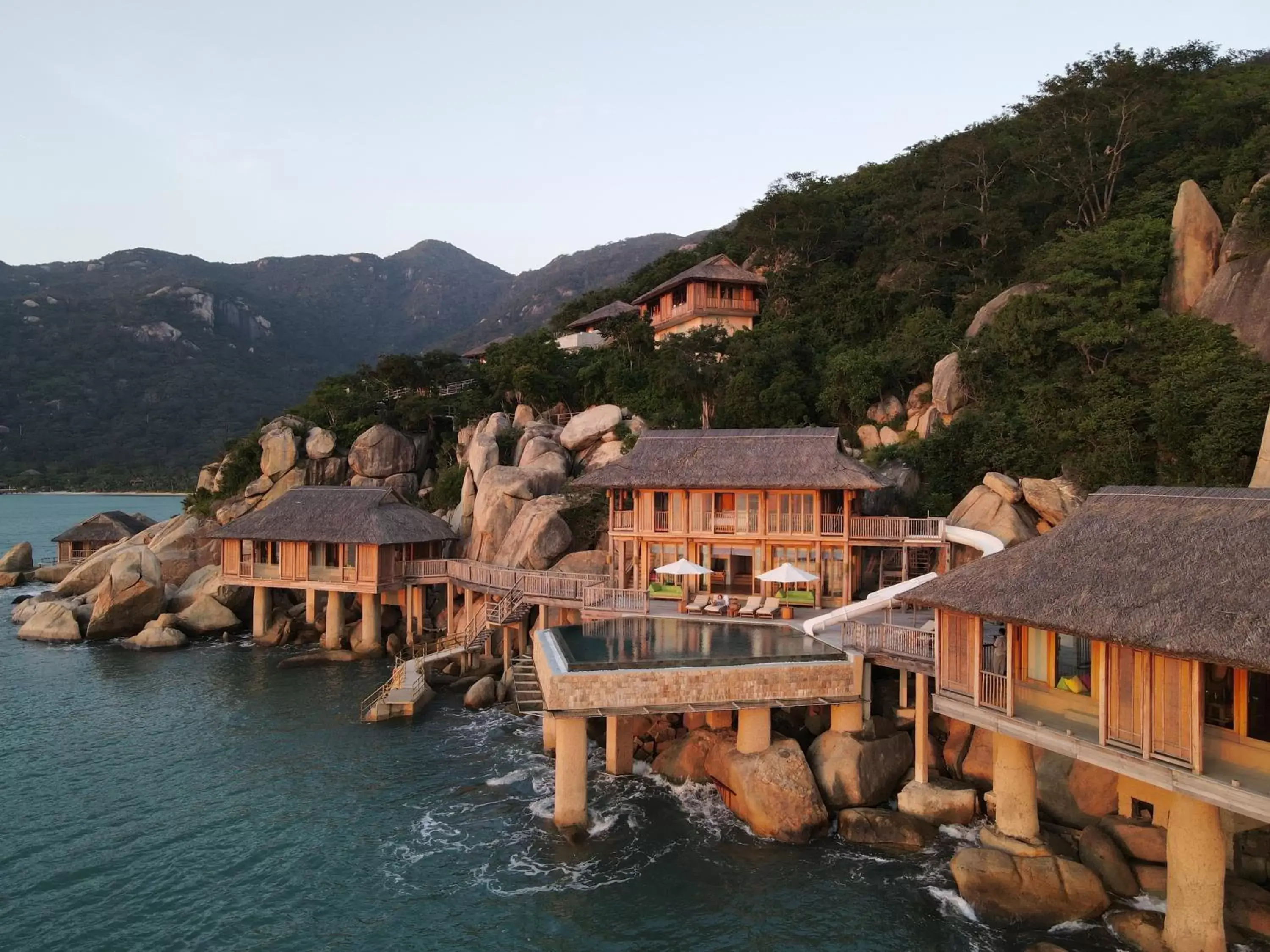 Floor plan in Six Senses Ninh Van Bay