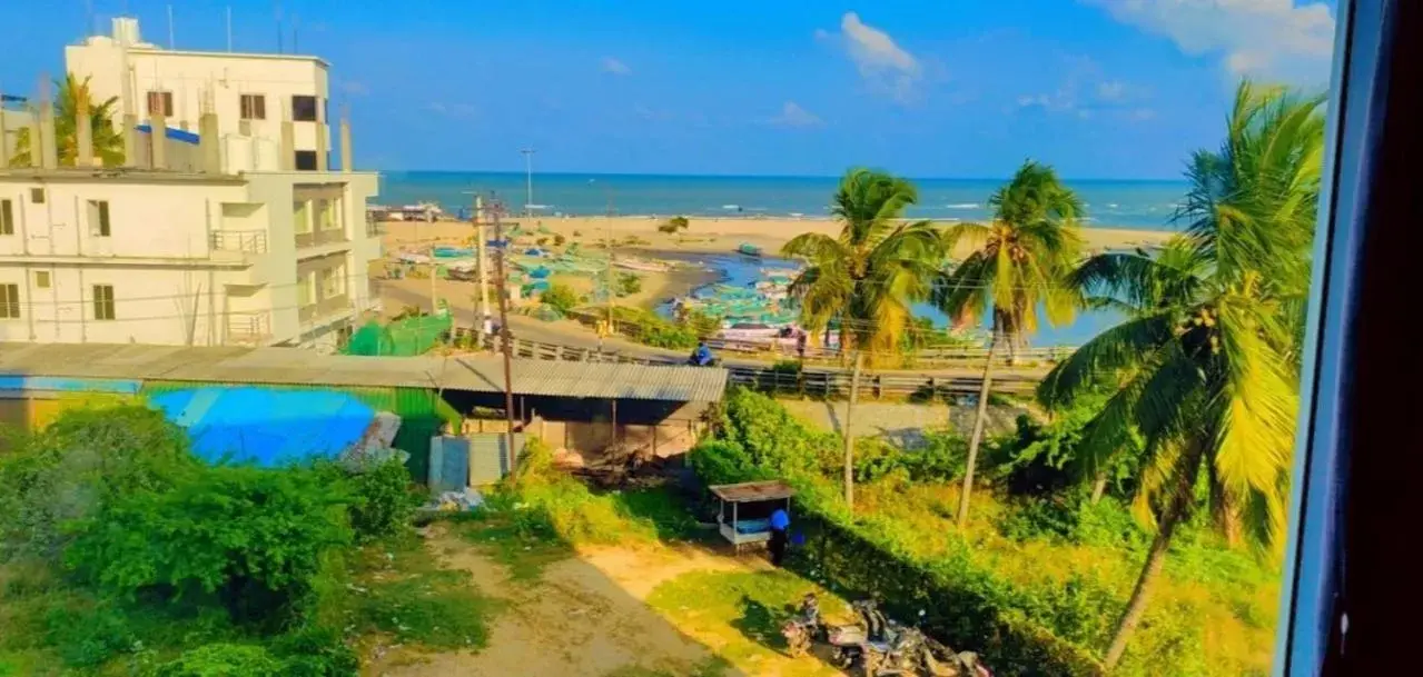 Pool View in Sri Gnana Vedha Beach Residency