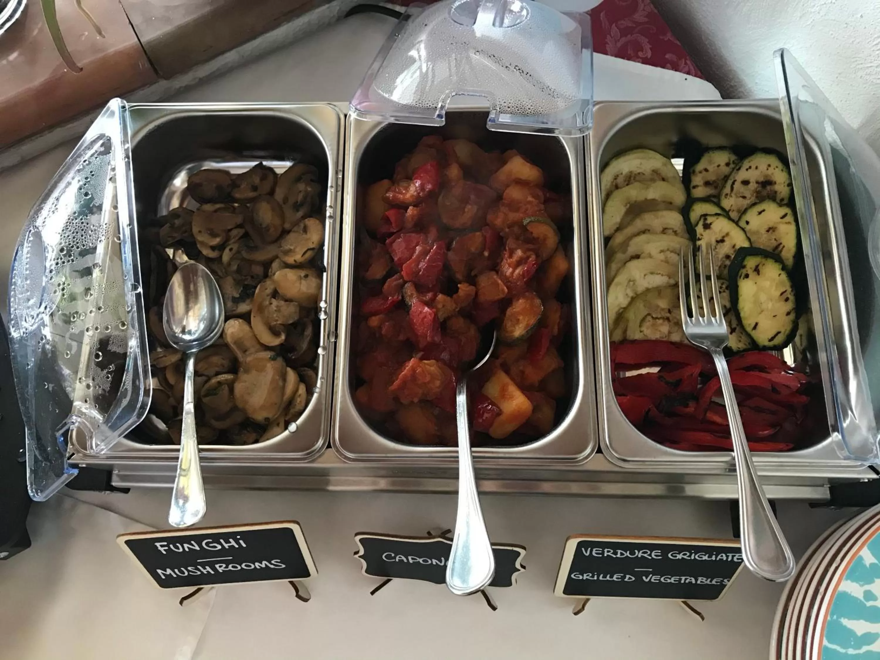 Buffet breakfast in Villa Greta Hotel Rooms & Suites